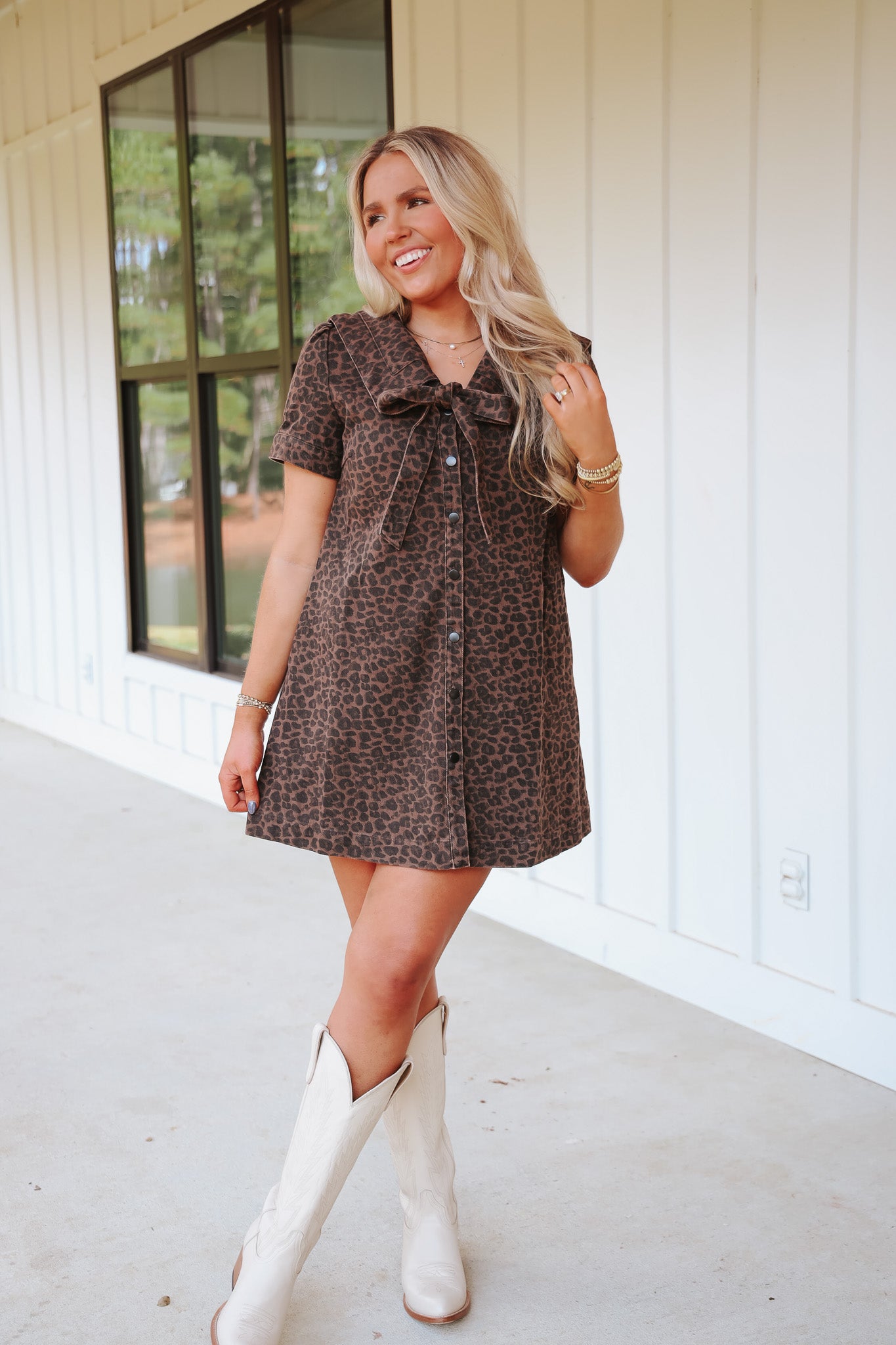 Her Sweet Side Leopard Dress