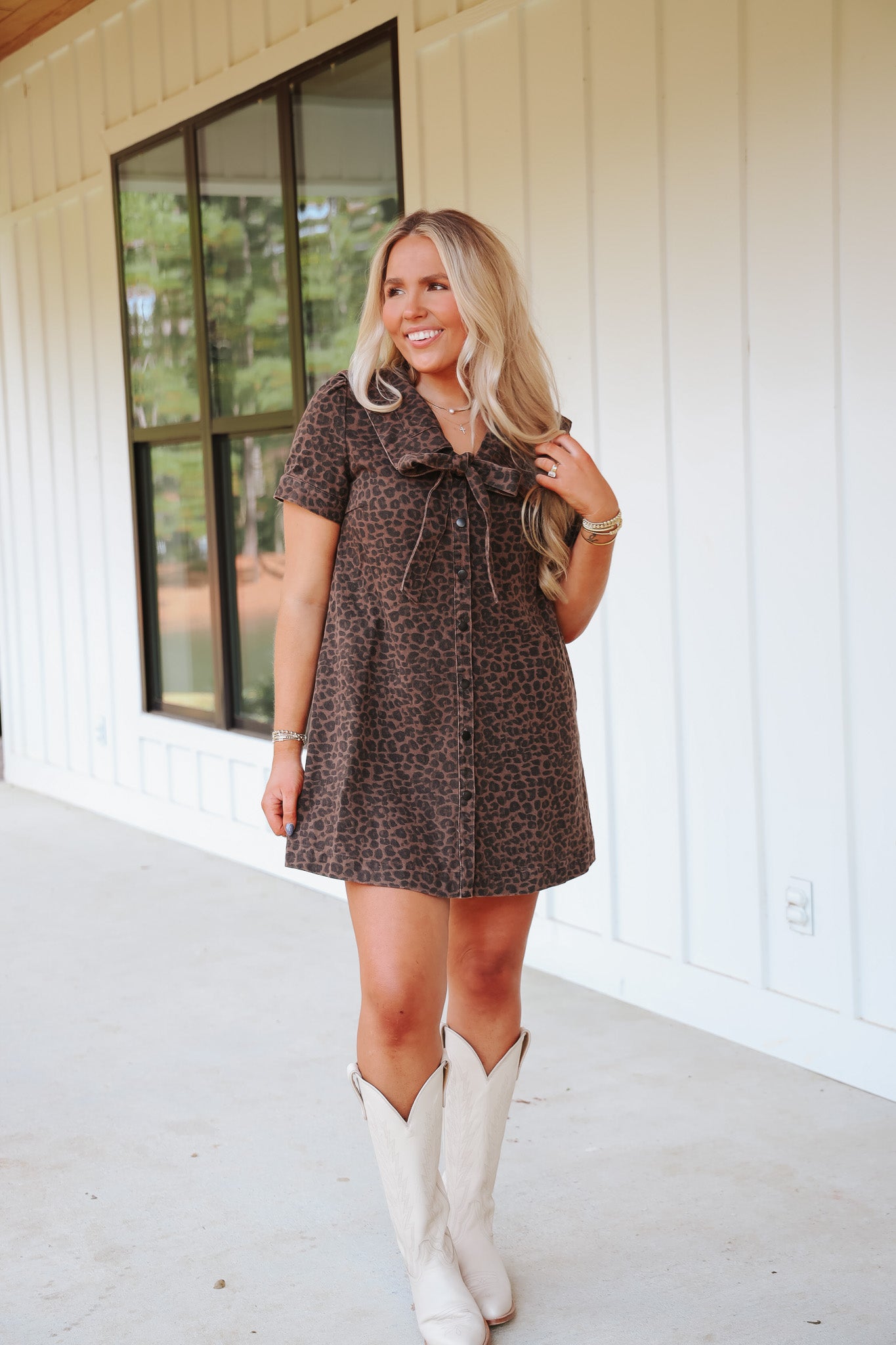 Her Sweet Side Leopard Dress