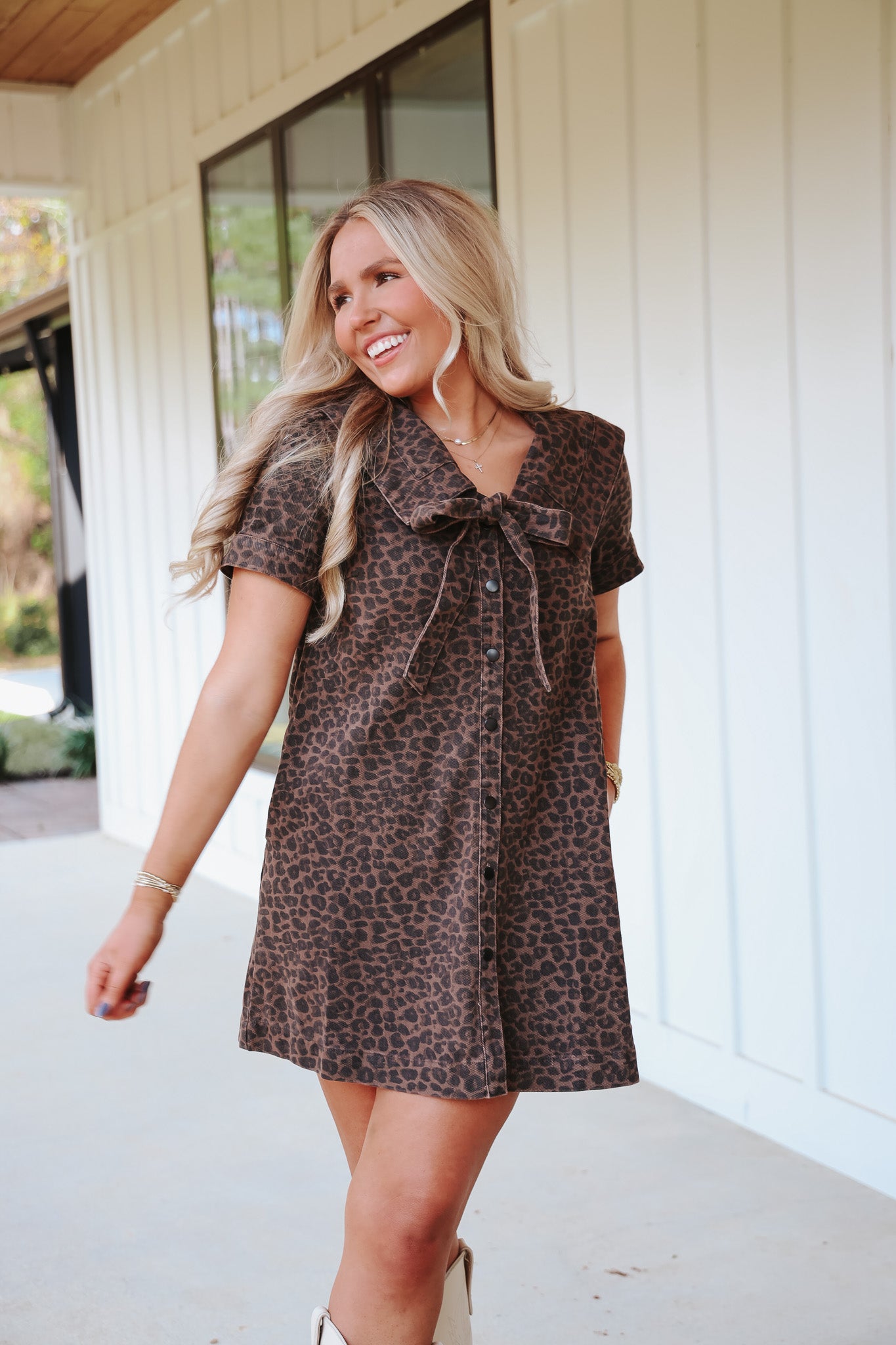 Her Sweet Side Leopard Dress