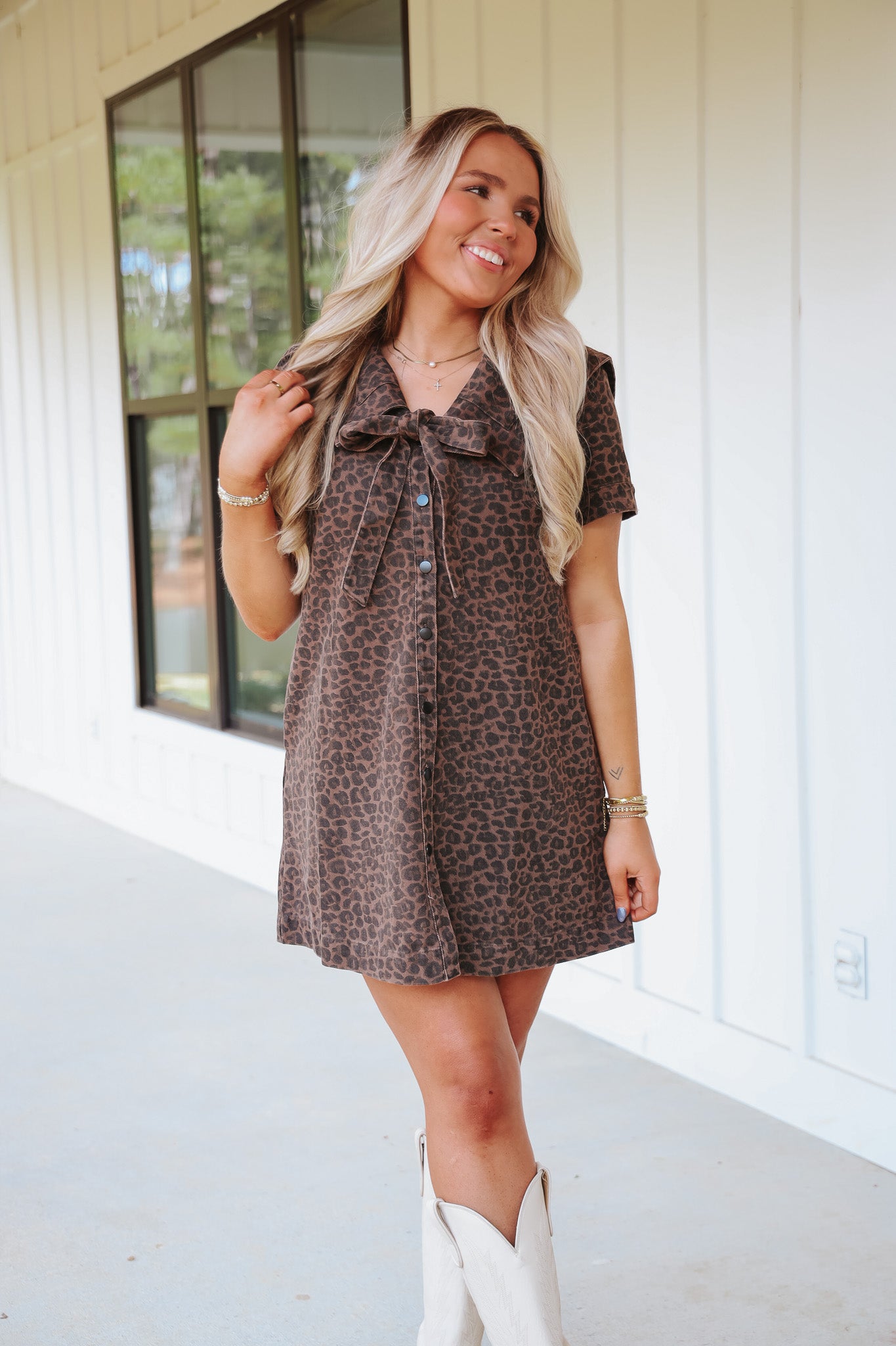 Her Sweet Side Leopard Dress