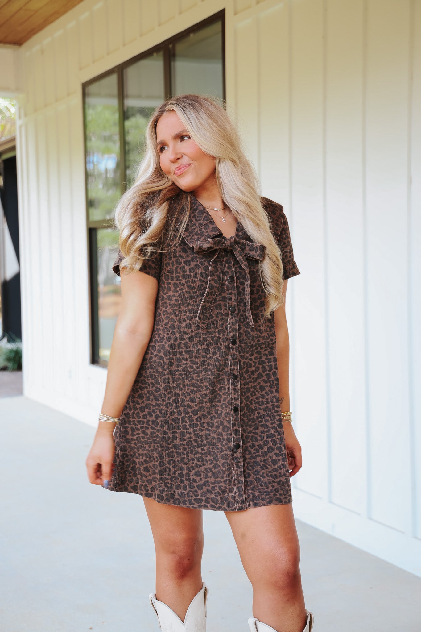 Her Sweet Side Leopard Dress