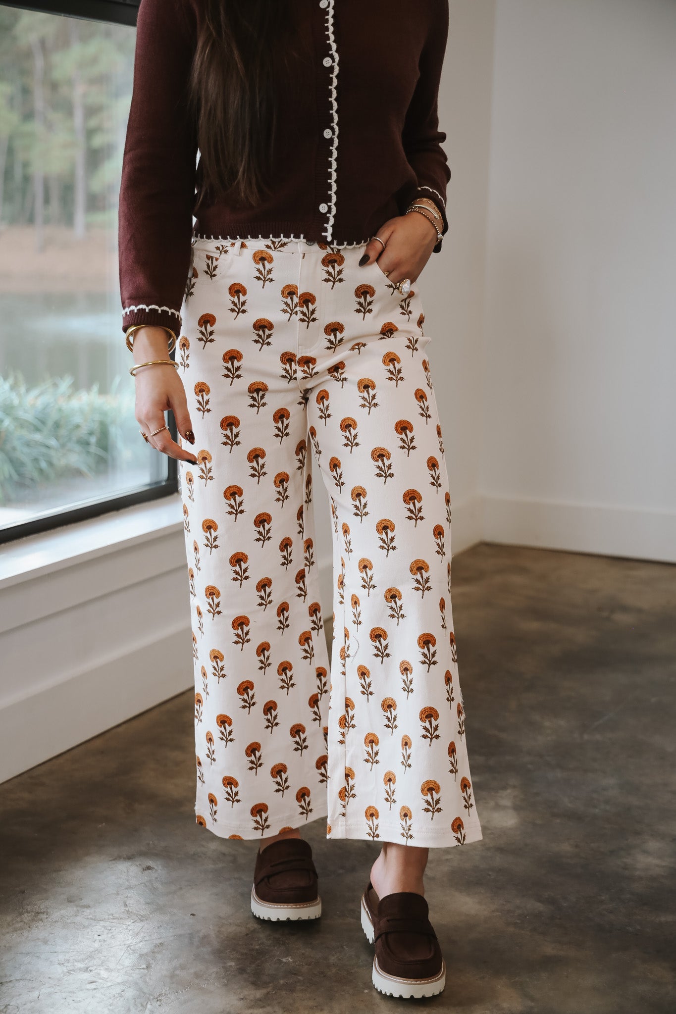 Marigold Muse Wide Leg Pants