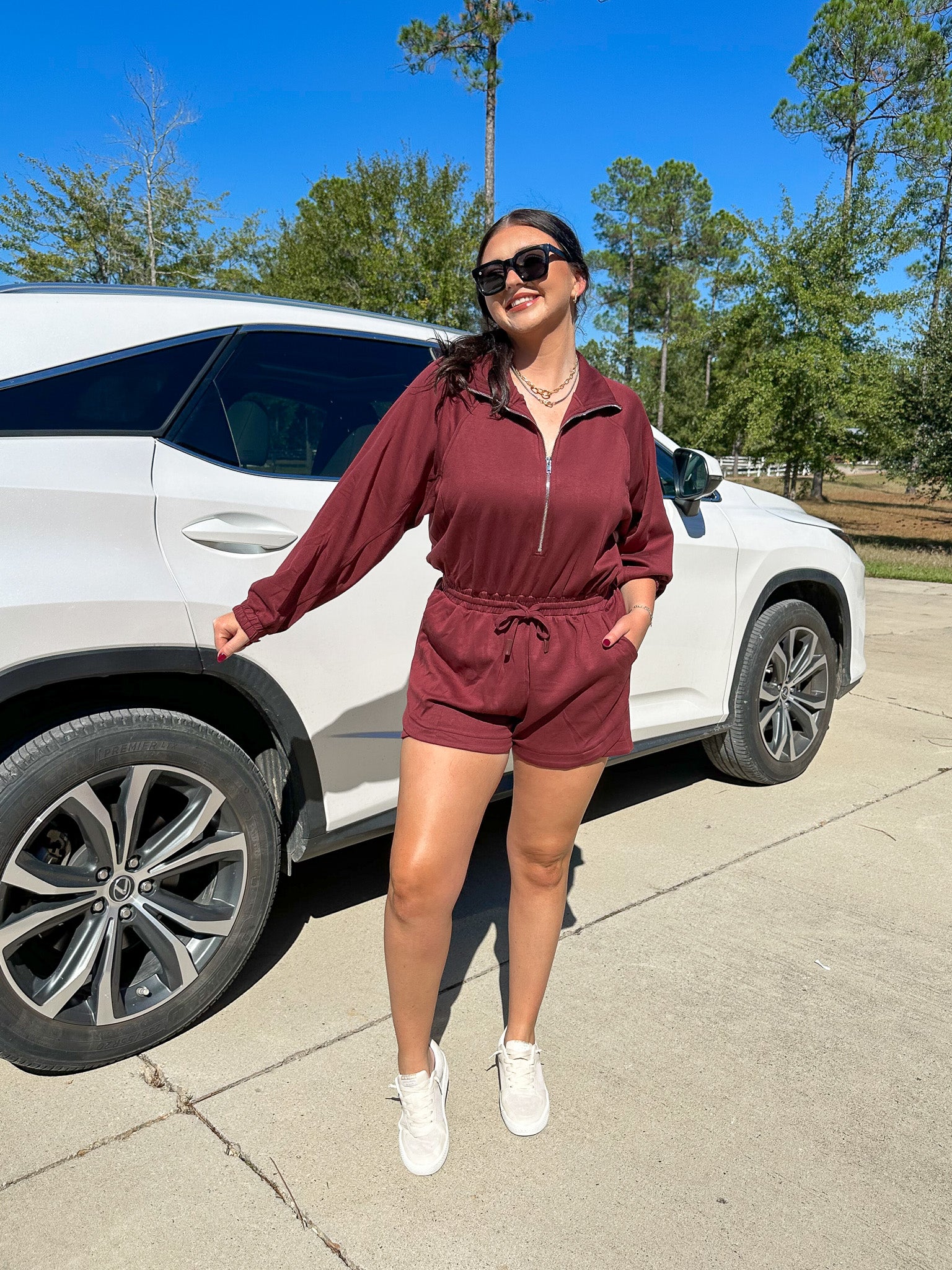 Better For You Mahogany Romper