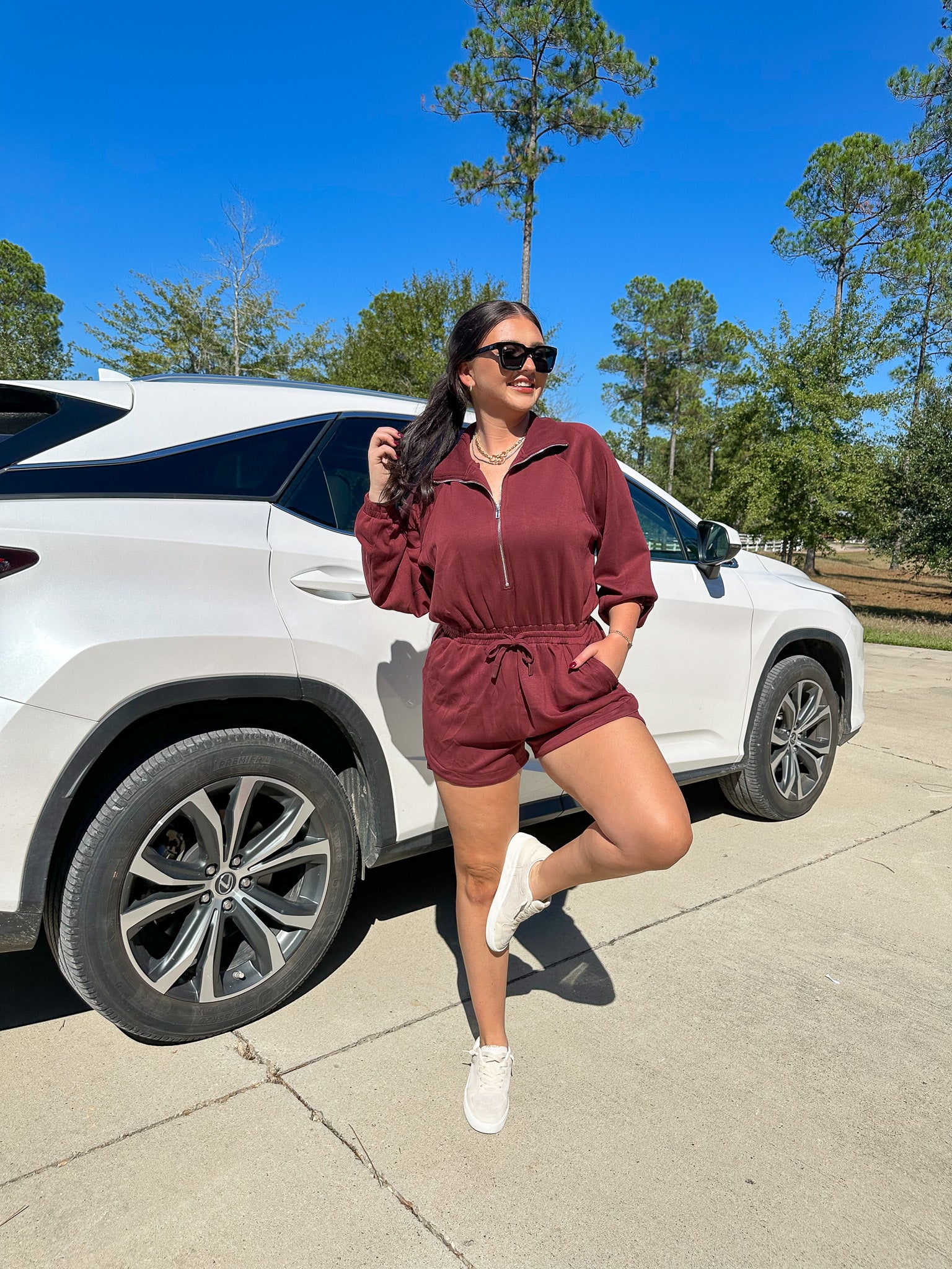 Better For You Mahogany Romper