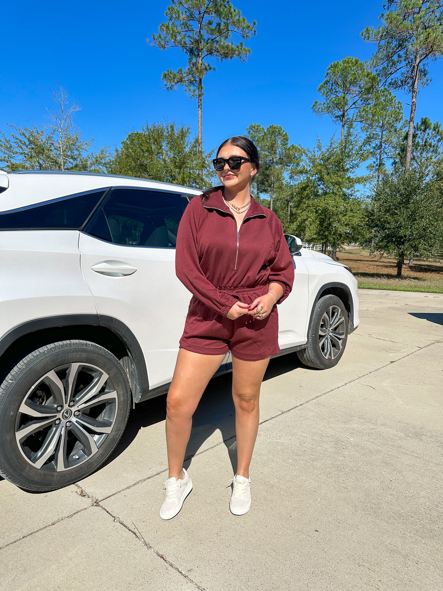 Better For You Mahogany Romper