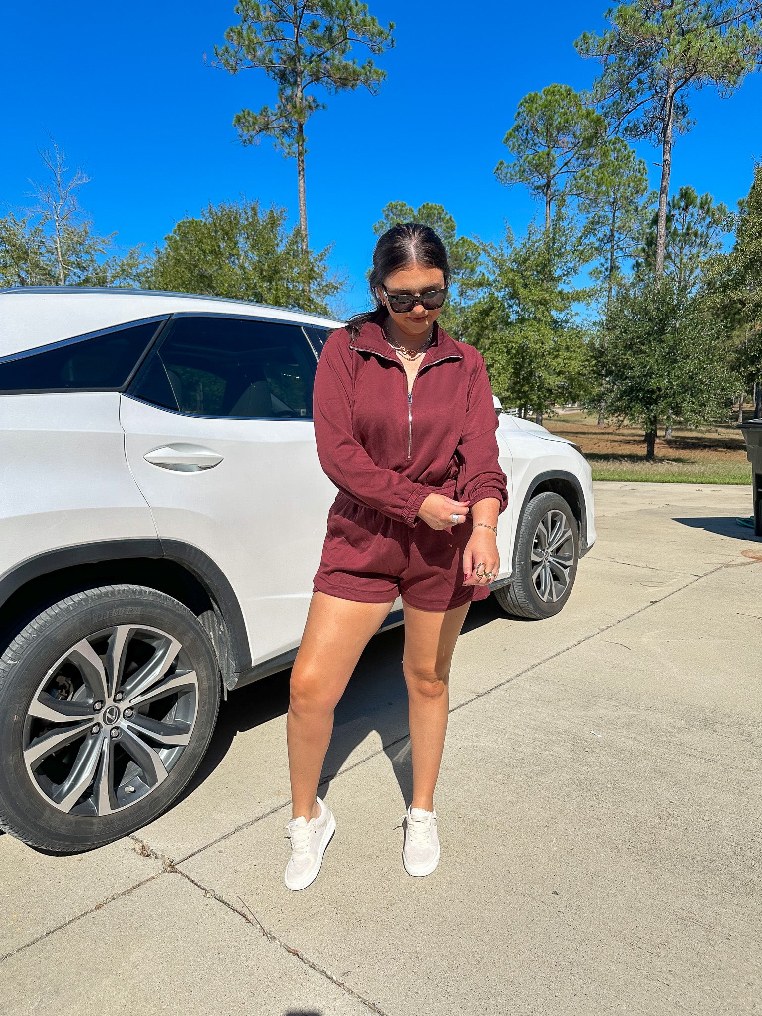 Better For You Mahogany Romper