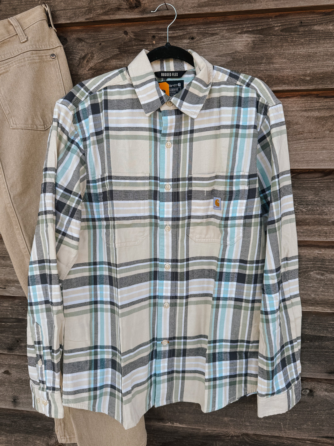 Men's Carhartt Rugged Flex Relaxed Fit Midweight Flannel Shirt