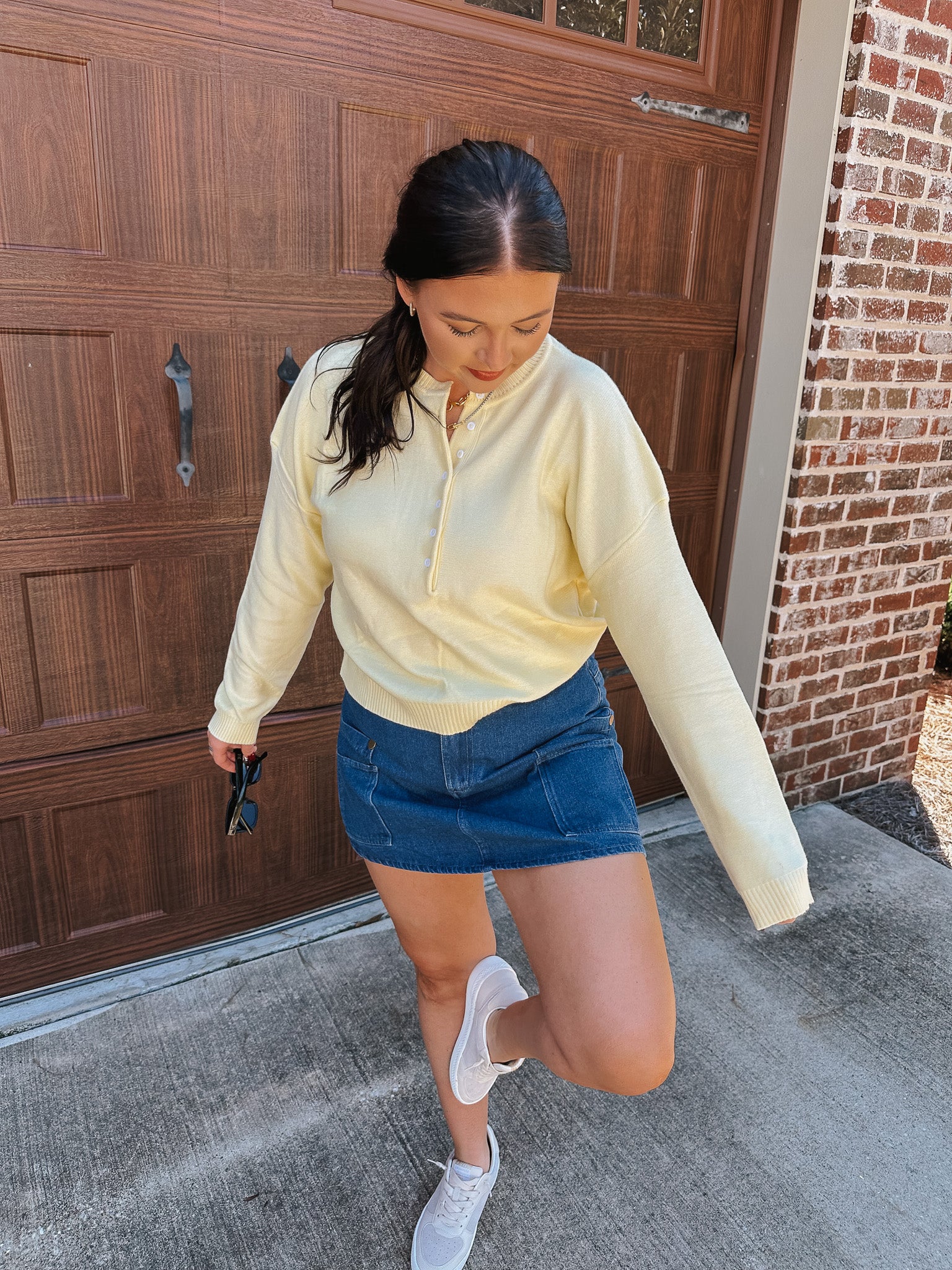 Golden Hour Lemon Sweater