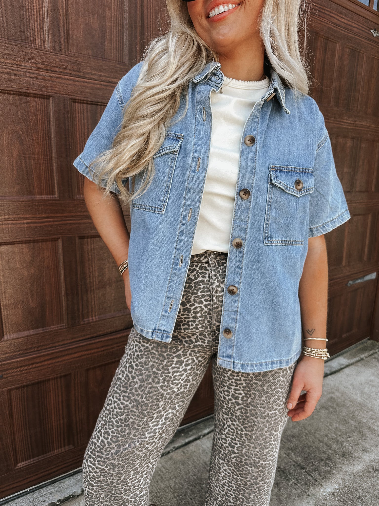Darling Denim Button Up Shirt
