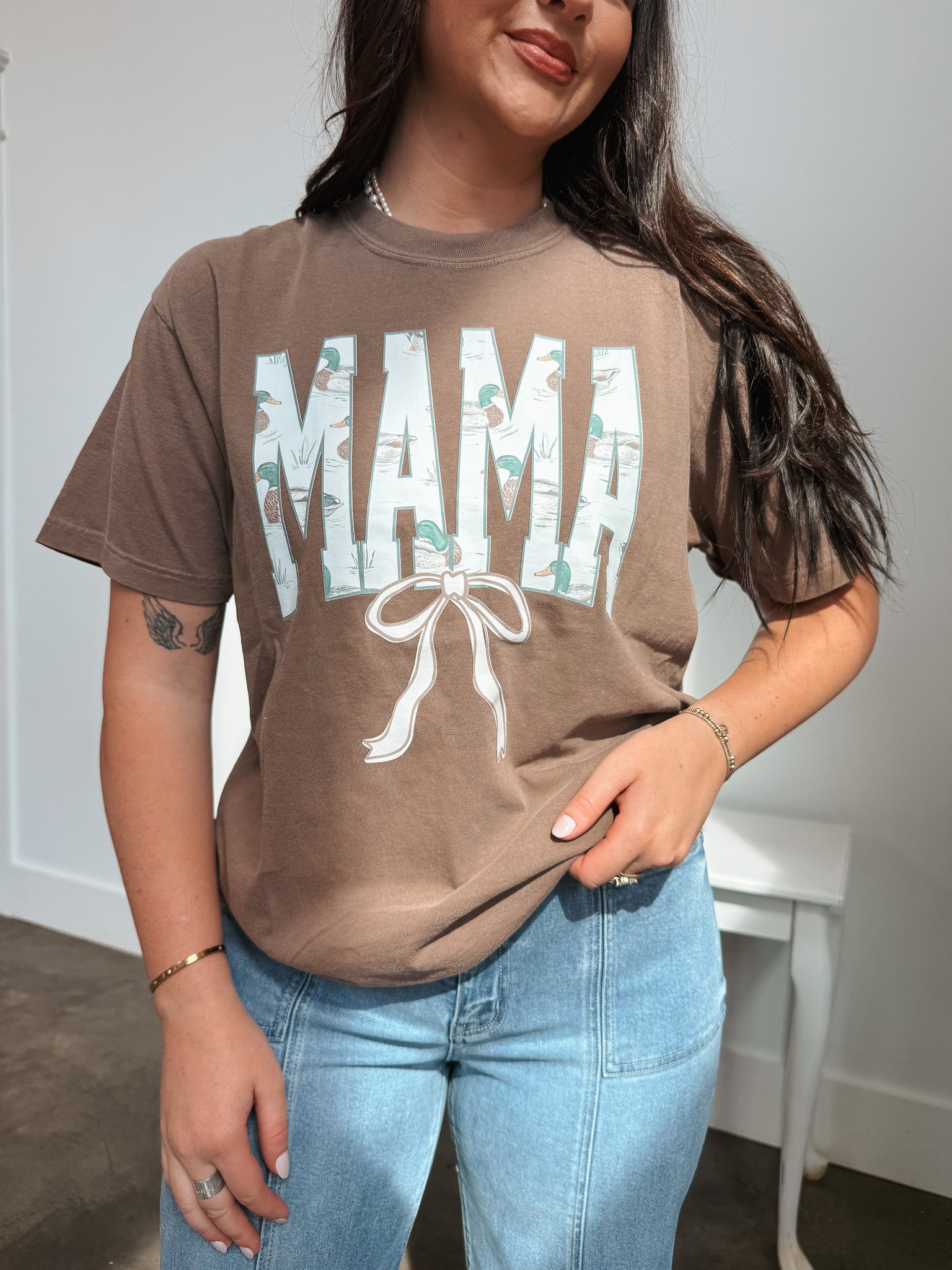 Mallard Mama Espresso Tee