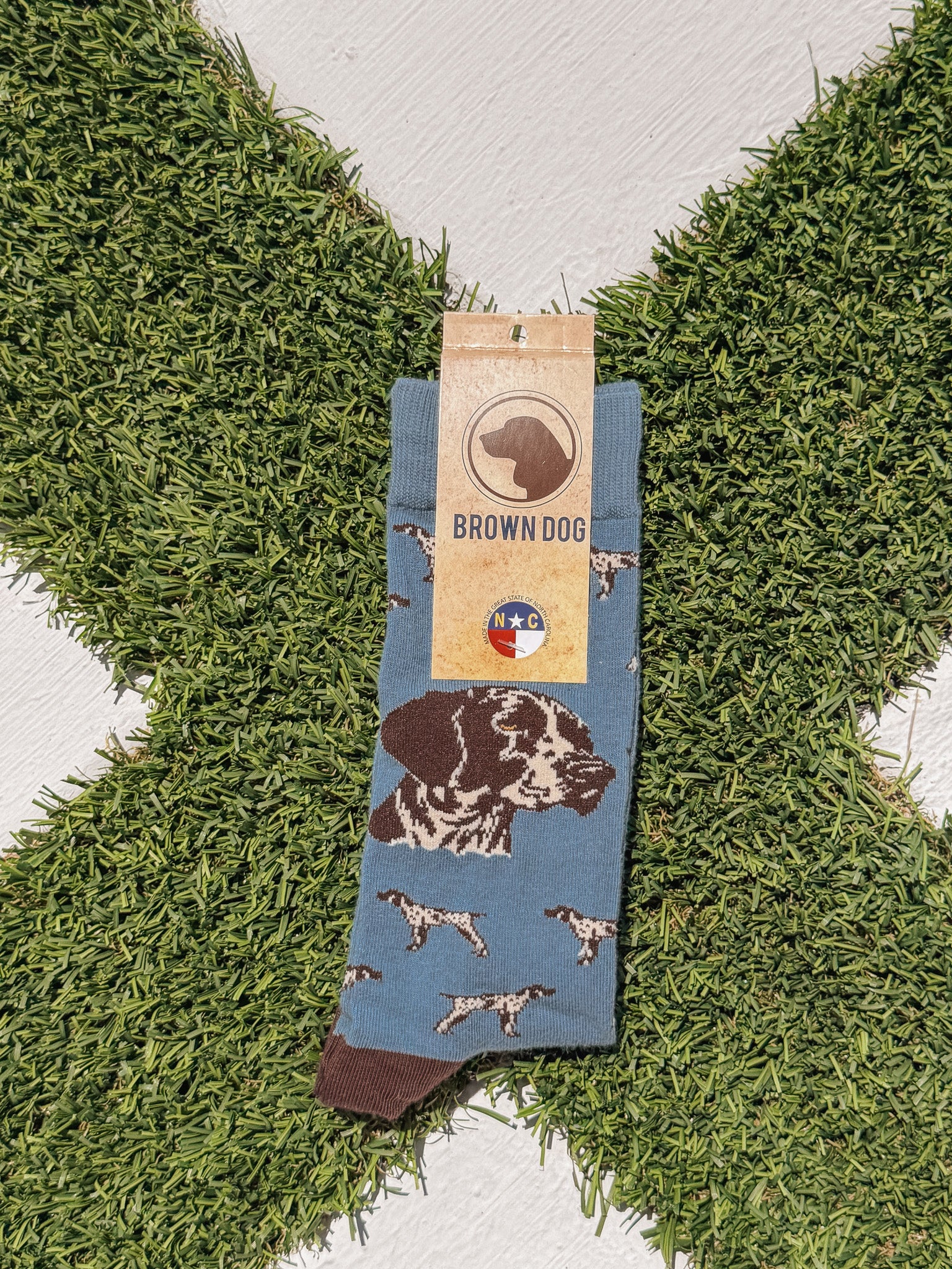 Men's Brown Dog GSP Socks