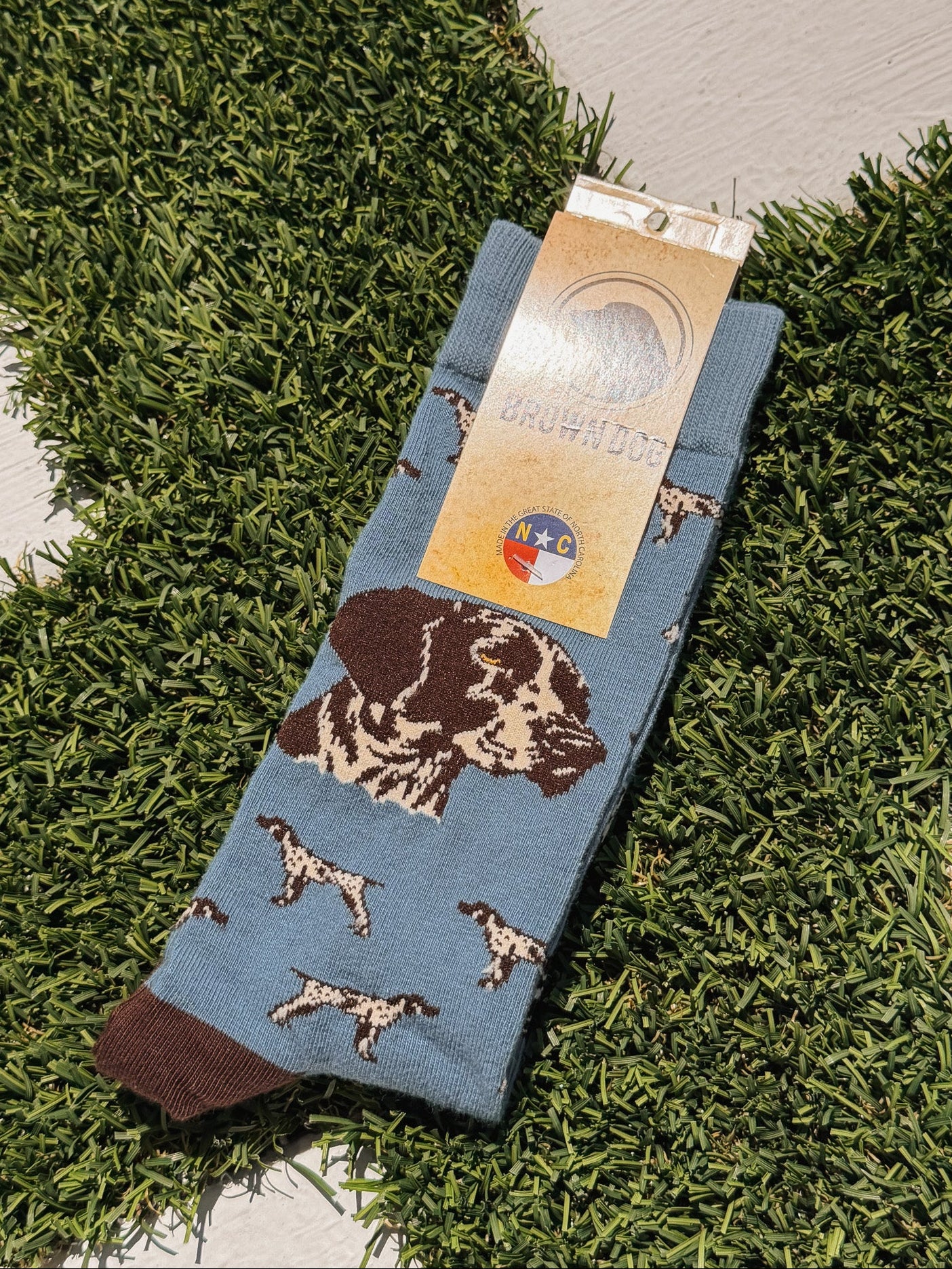 Men's Brown Dog GSP Socks