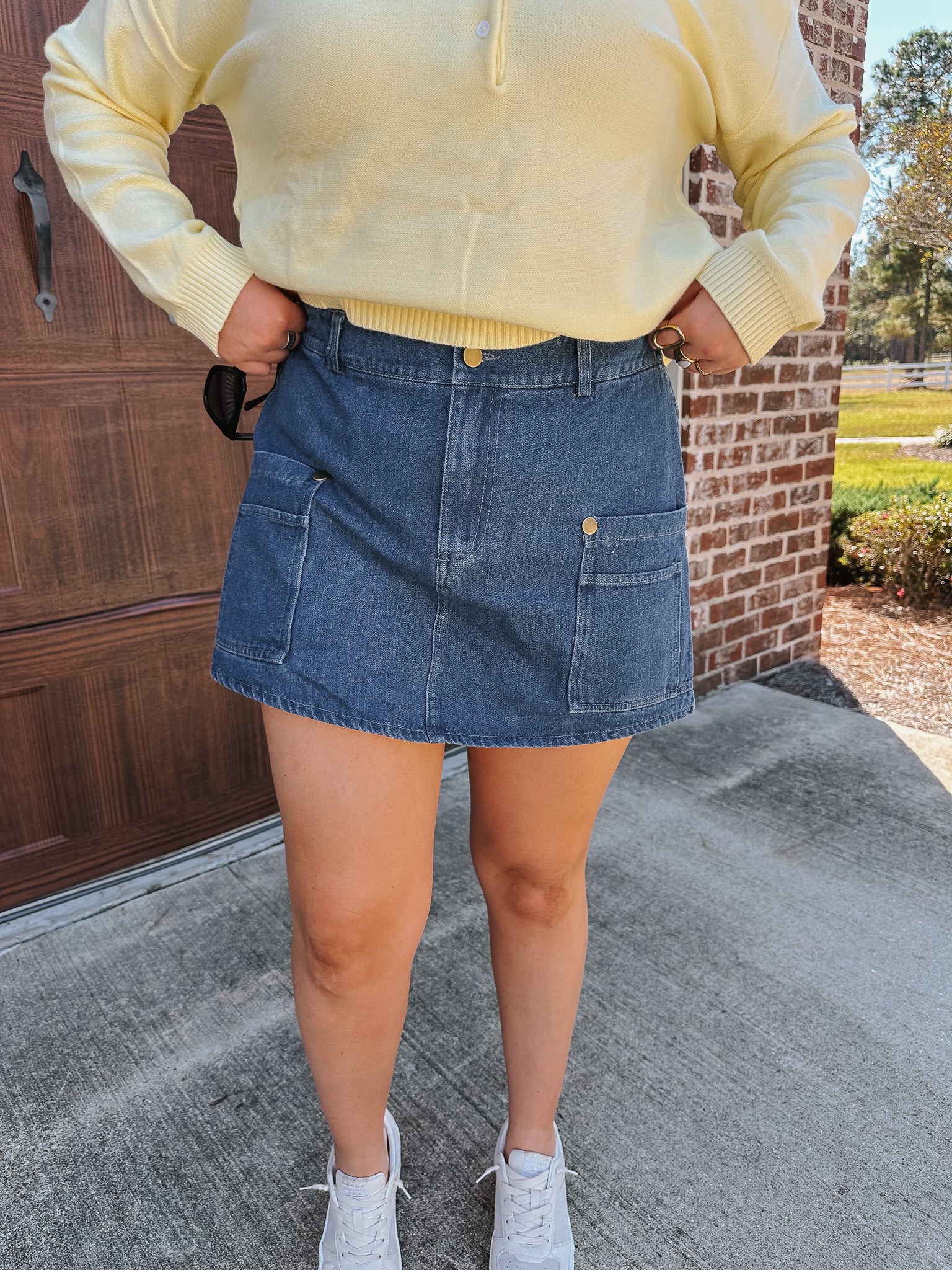The Sloan Denim Skort