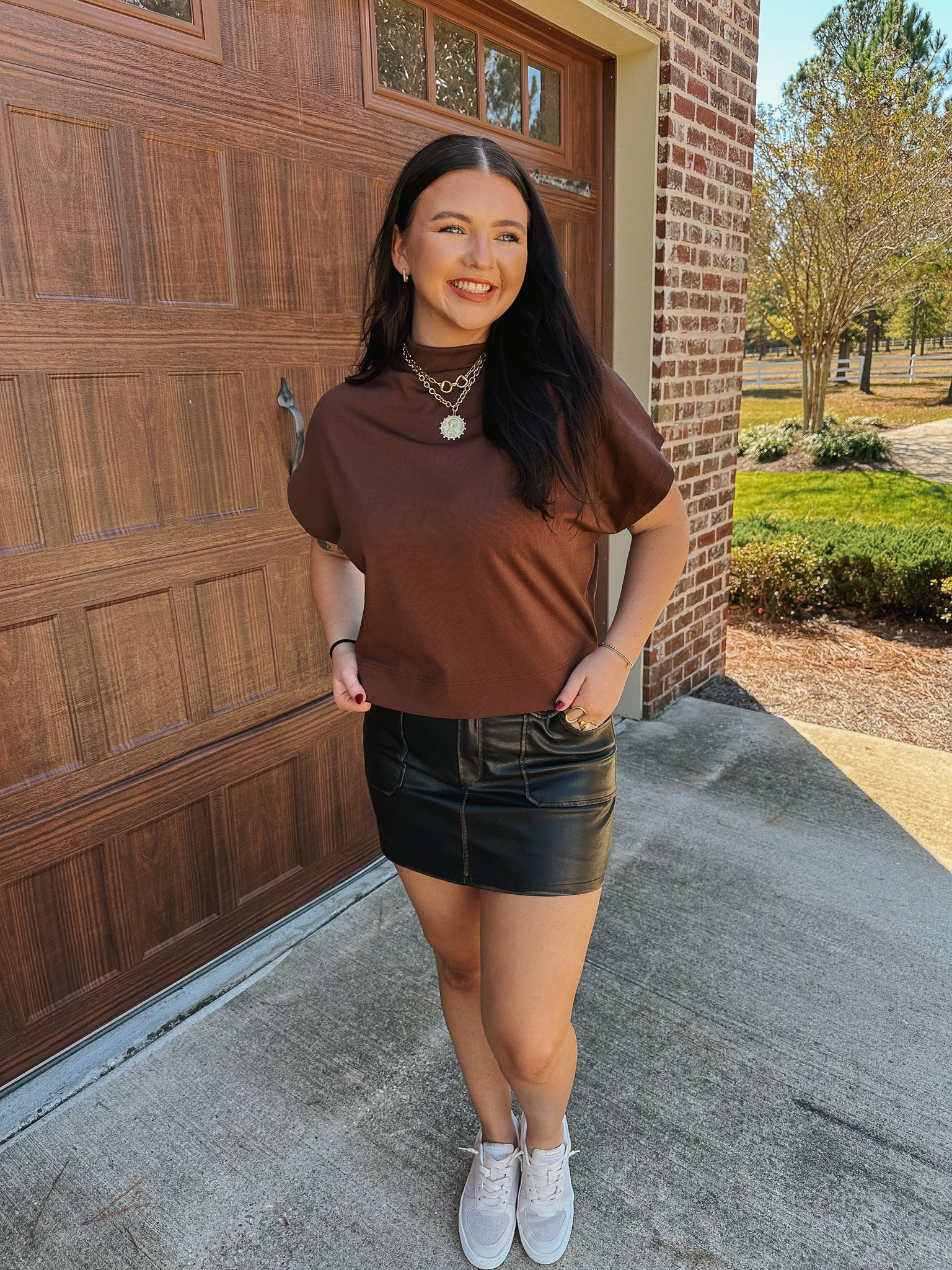 Make It Mini Black Skirt