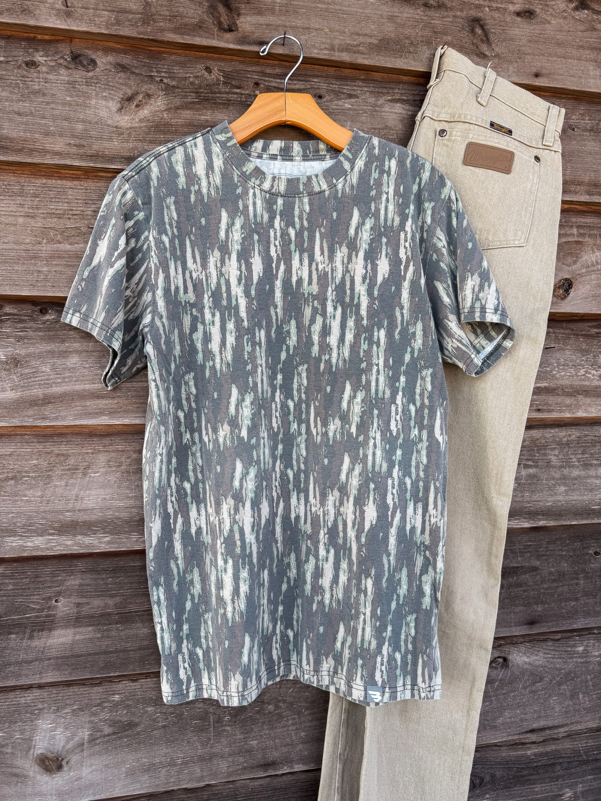 Burlebo | Men's Vintage Washed Tee - Midland Camo