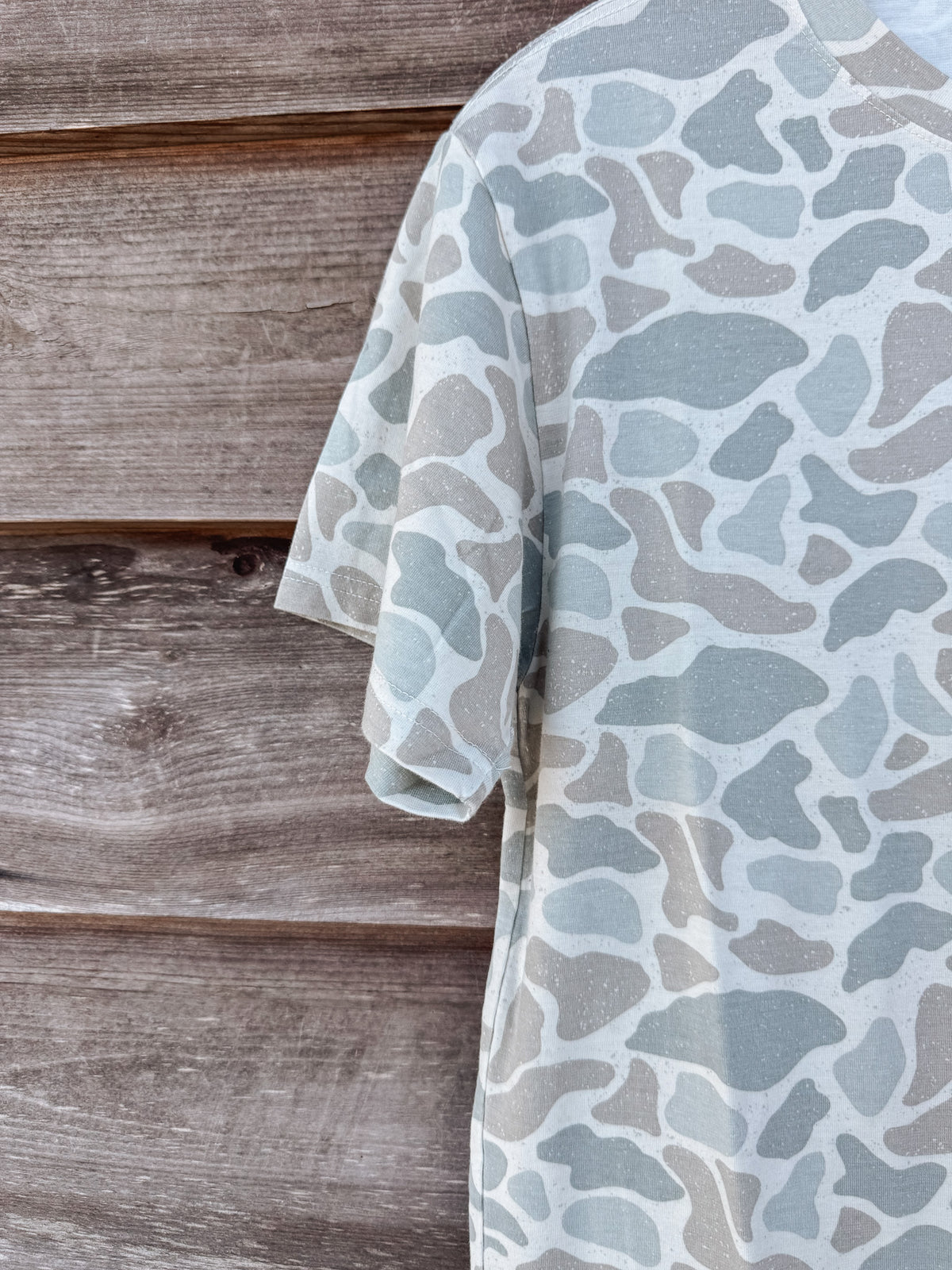 Burlebo | Men's Vintage Washed Tee - Classic Deer Camo