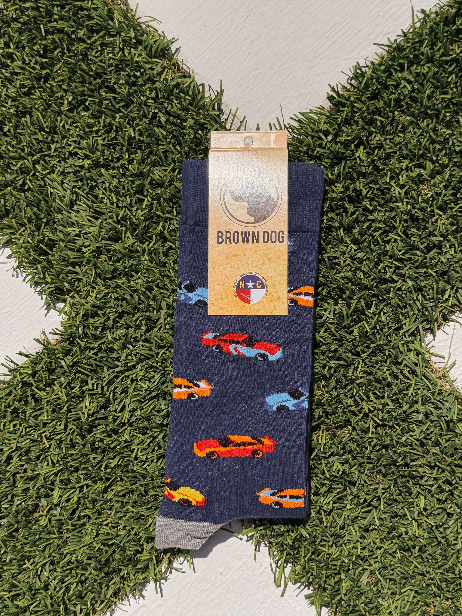 Men's Brown Dog Do It For Dale Socks