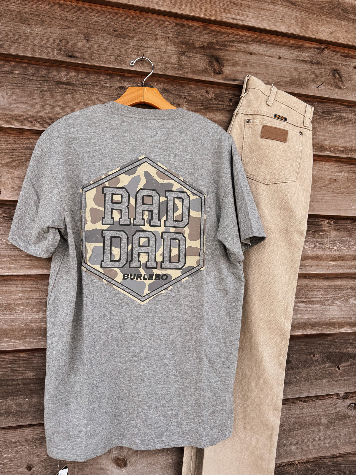 Burlebo Rad Dad Deer Camo T-Shirt