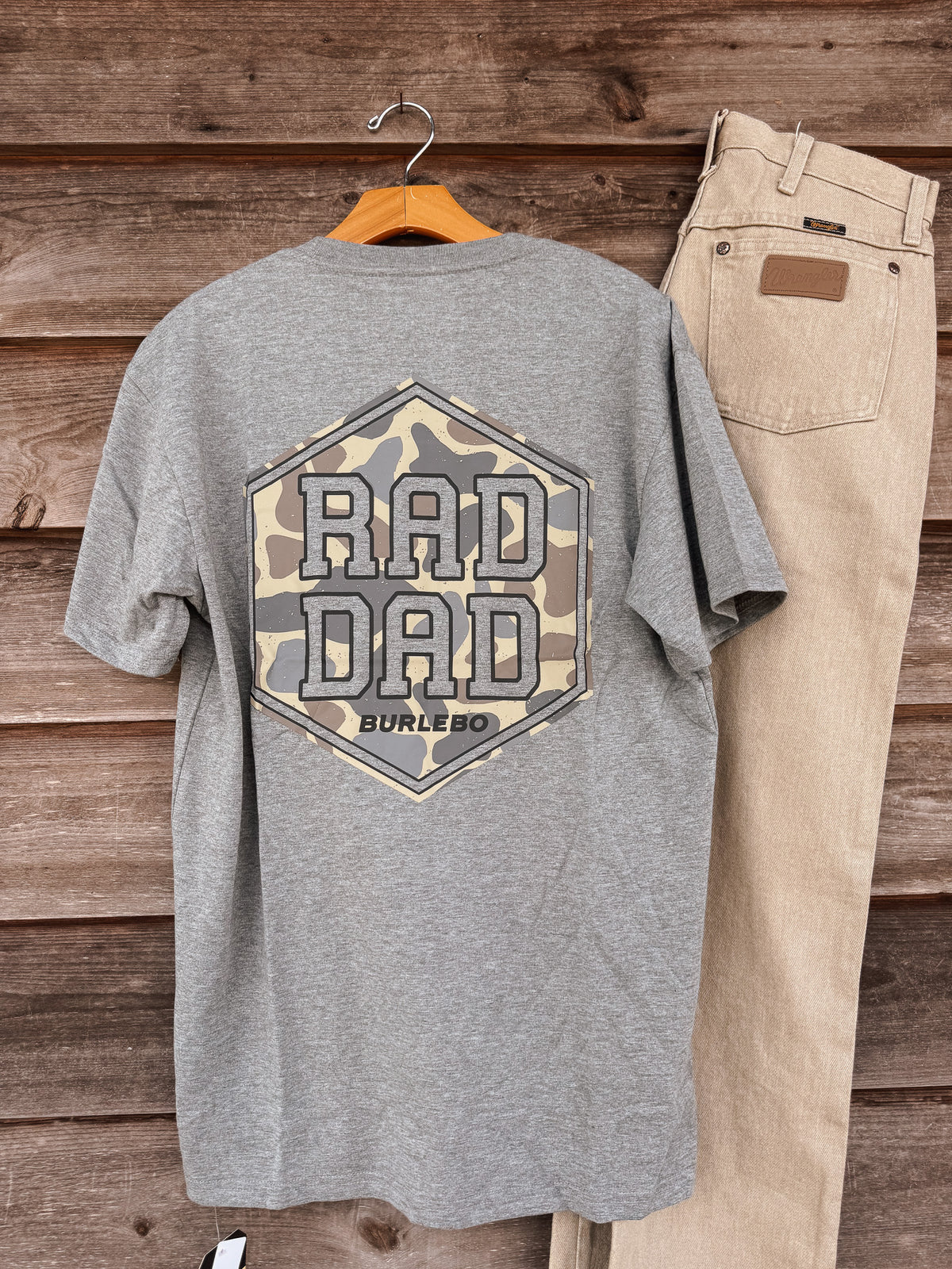 Burlebo Rad Dad Deer Camo T-Shirt