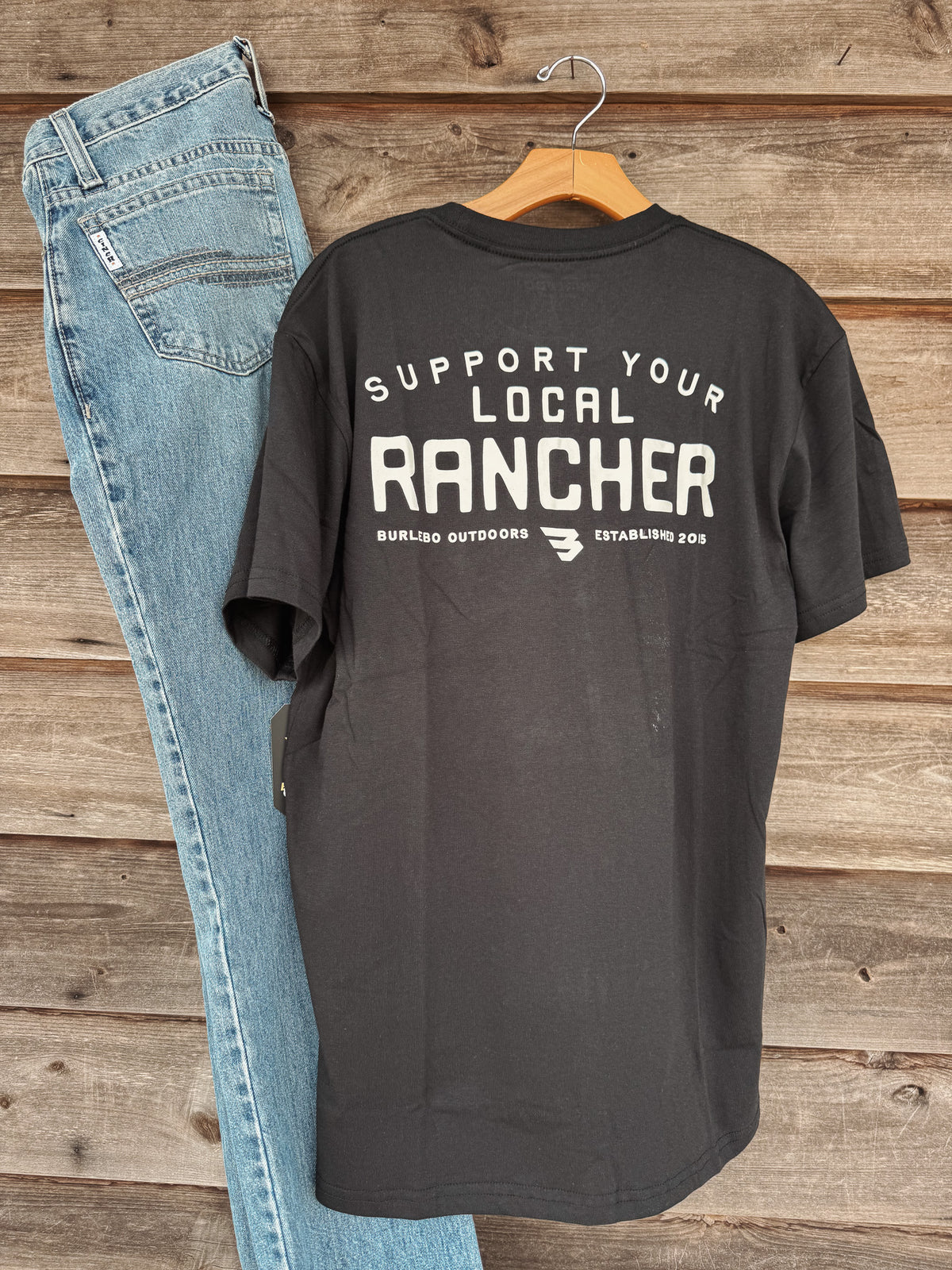 Burlebo | Men's Local Rancher T-Shirt - Black