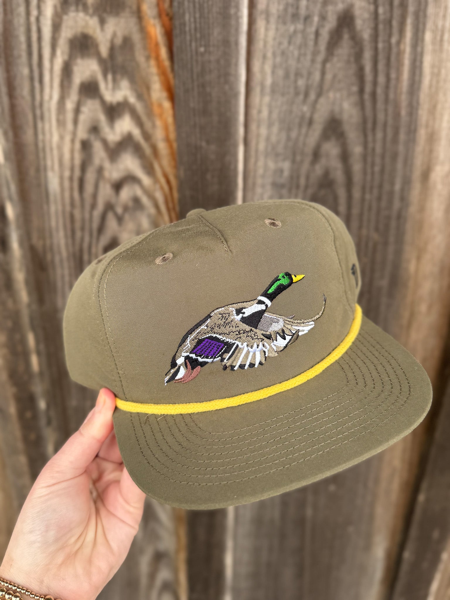 Men's Duck Camp Mallard Hat in Military Green