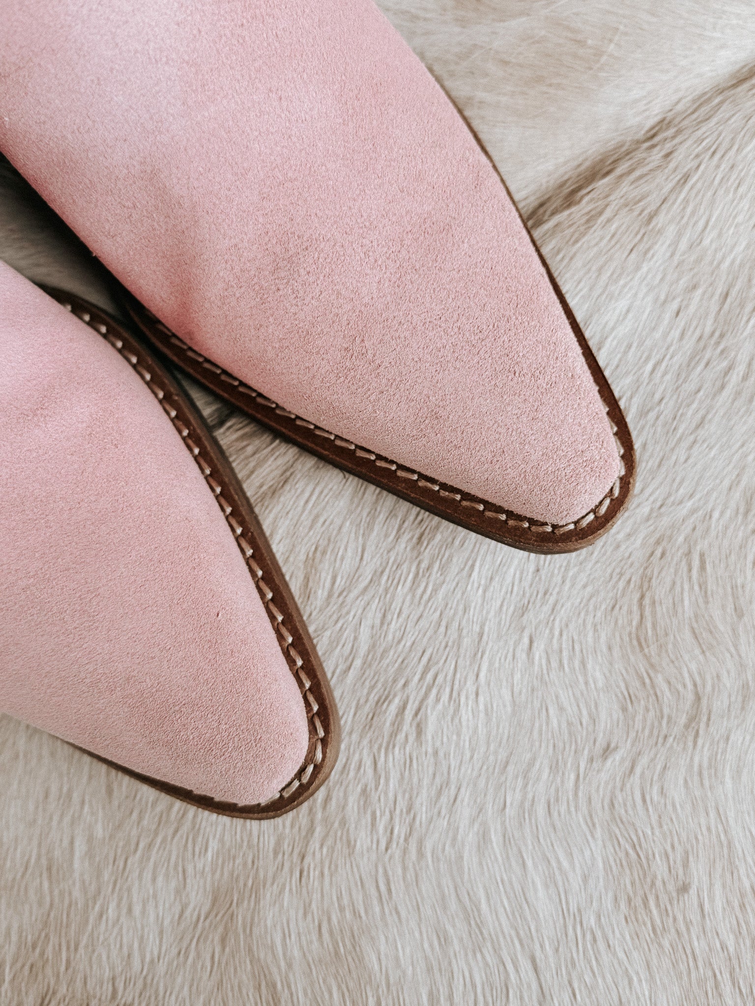 Dingo Star Power Suede Leather Booties in Pink