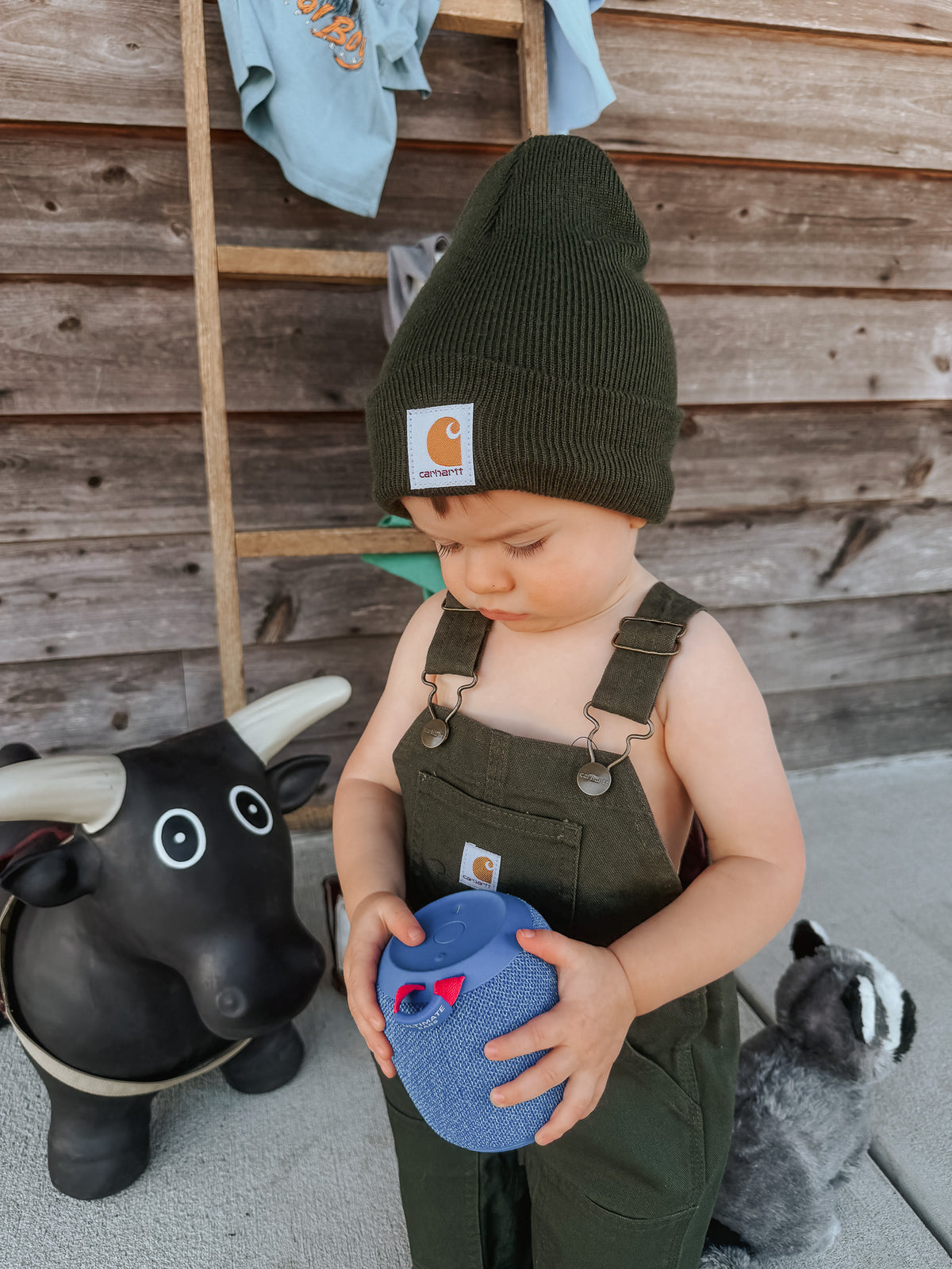 Carhartt | Toddler Acrylic Beanie in Dark Green