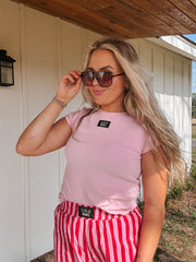 Lulu Mac Baby Doll Top in Pink