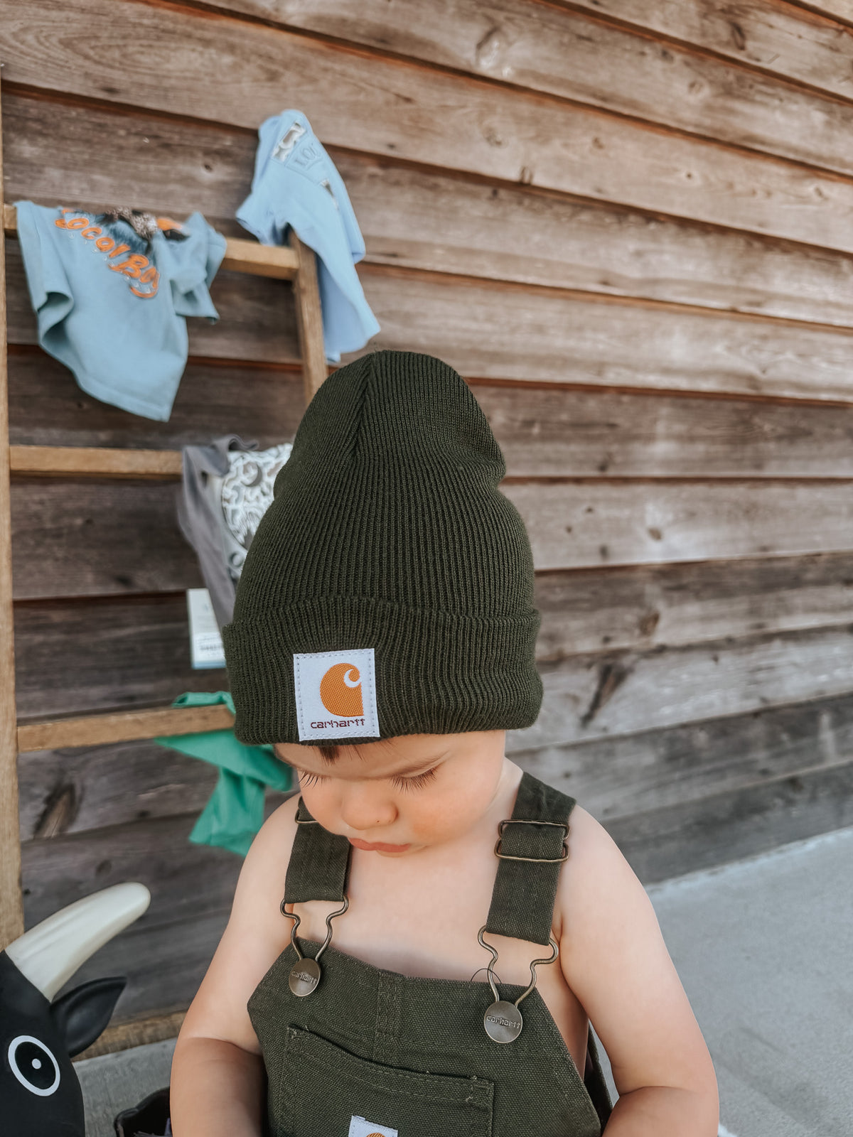Carhartt | Toddler Acrylic Beanie in Dark Green