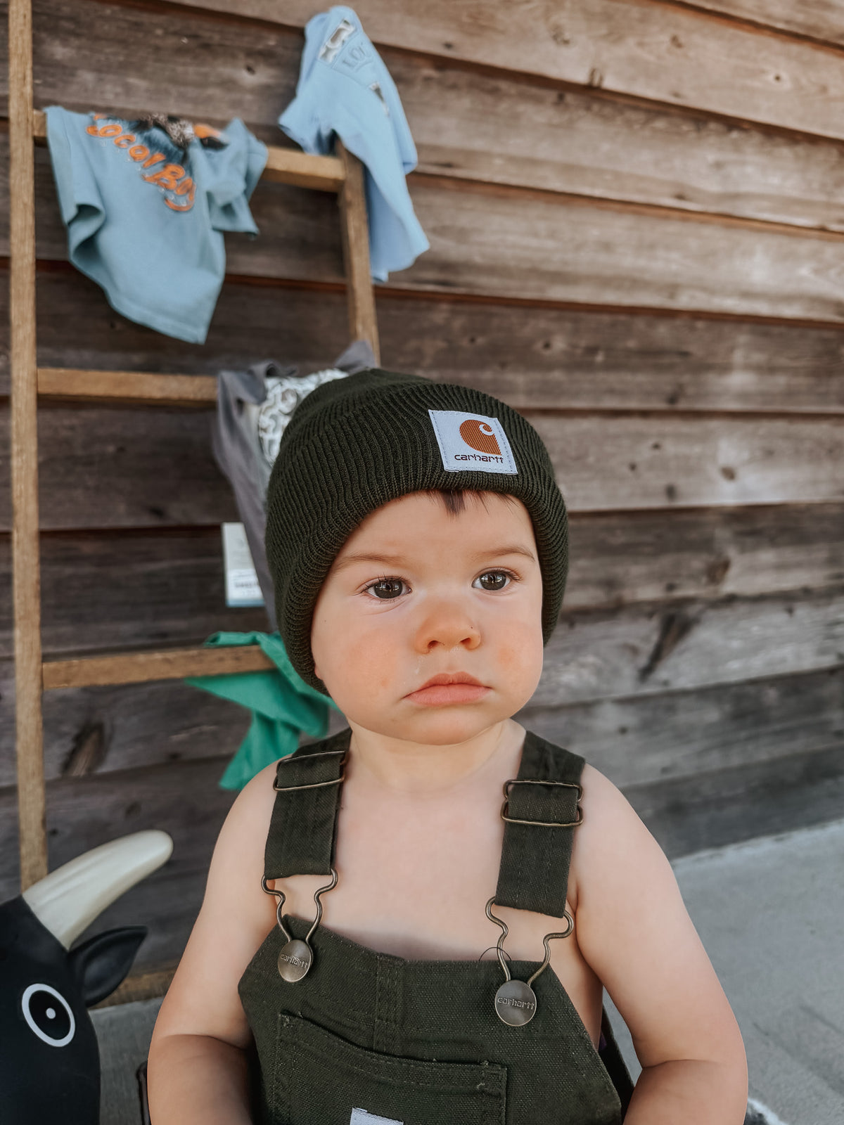 Carhartt | Toddler Acrylic Beanie in Dark Green