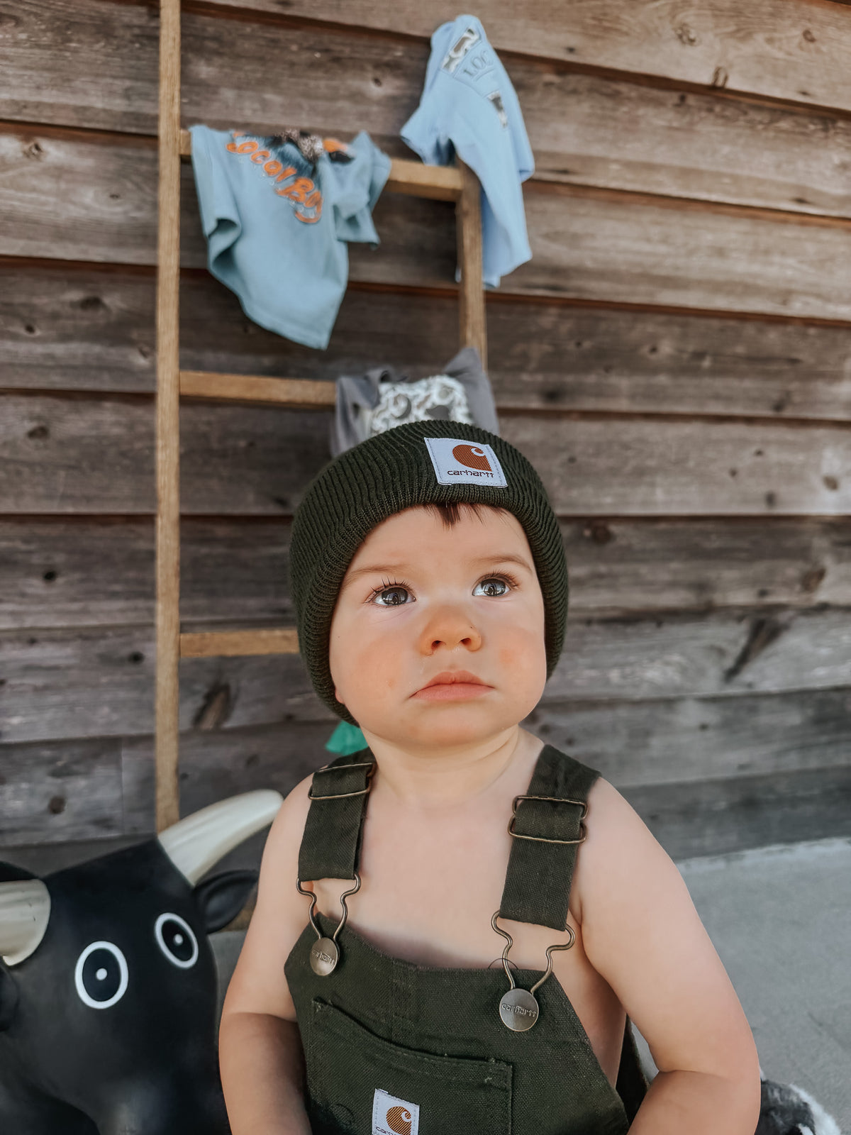 Carhartt | Toddler Acrylic Beanie in Dark Green