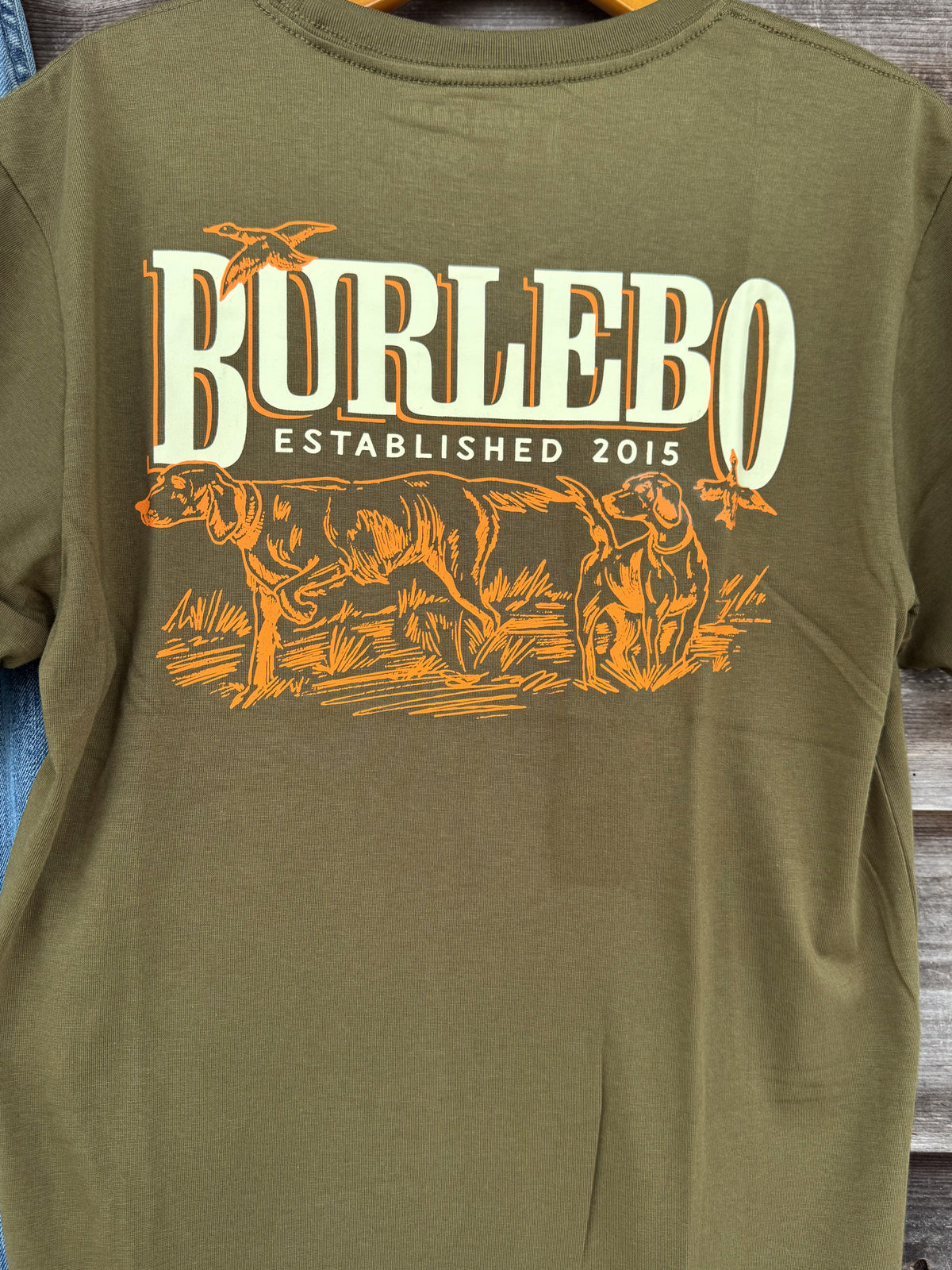 Burlebo | Men's Hunting Dogs T-Shirt - Hunter Green