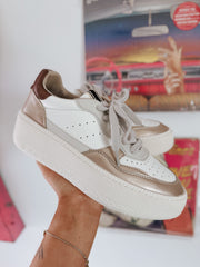 The Sheena Gold Sneakers
