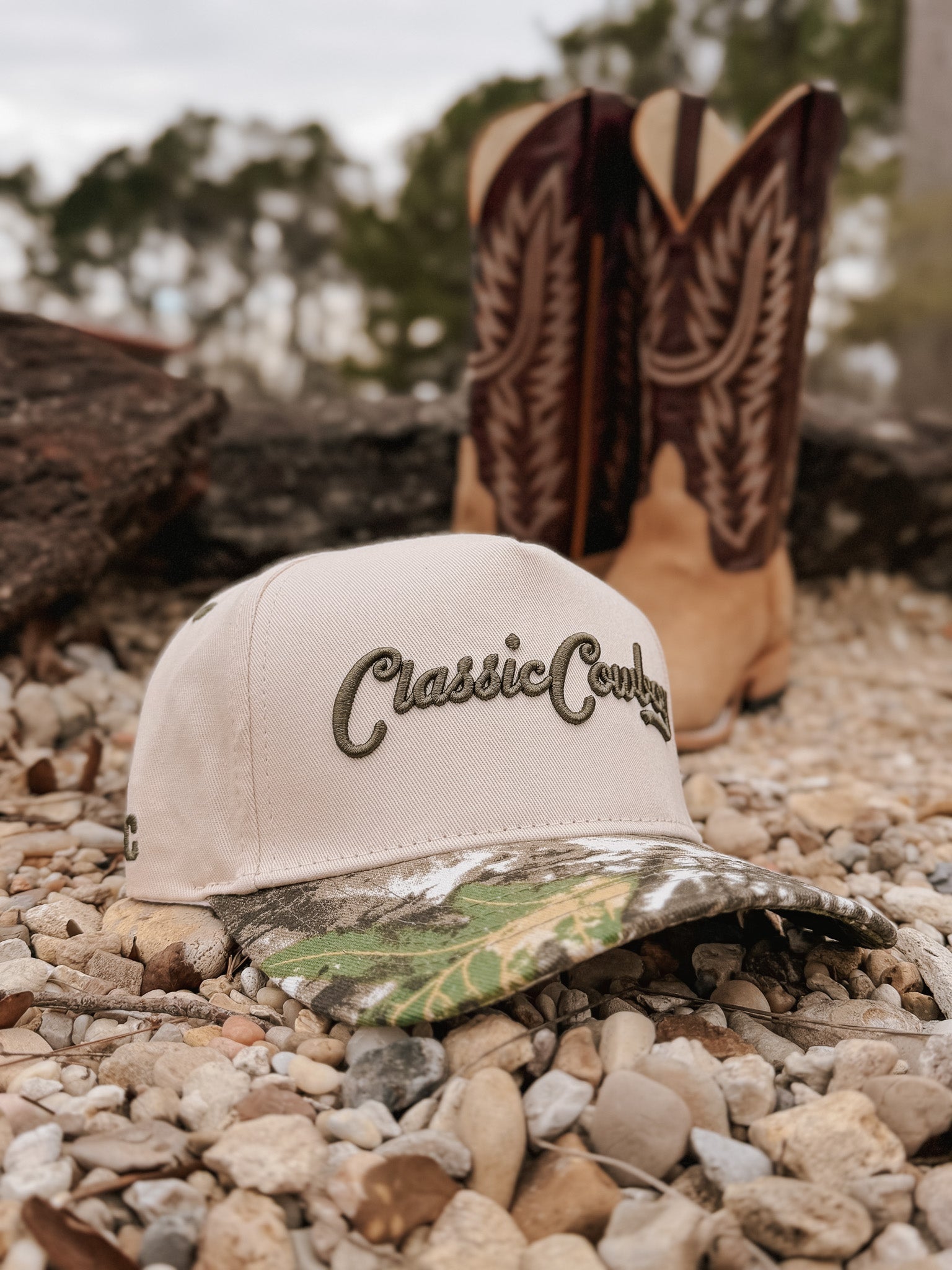 Classic Cowboy The Rancher Cap - Camo