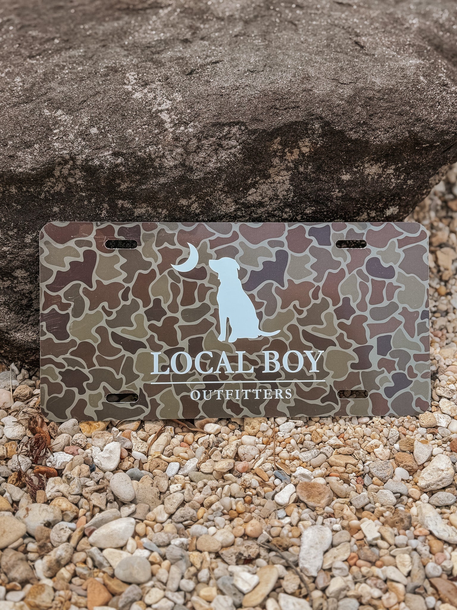 Local Boy License Plate in Localflage OD