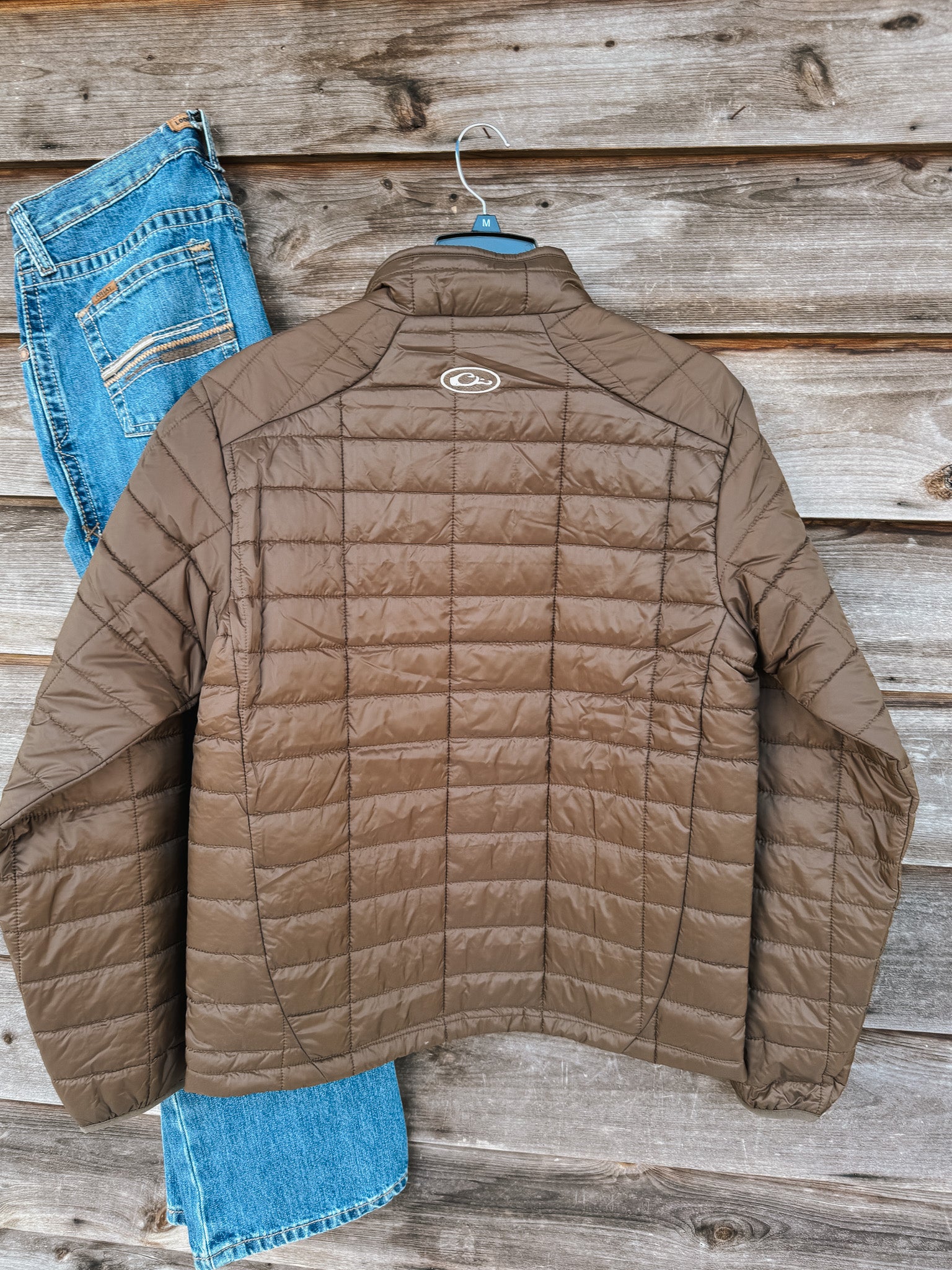 Men's Drake Lightweight Packable Jacket in Pintail Brown