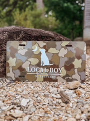 Local Boy Mountain Camo License Plate