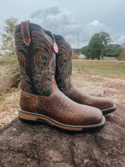 Men's Laredo Hawke Brown/Black Steel Toe Work Boot