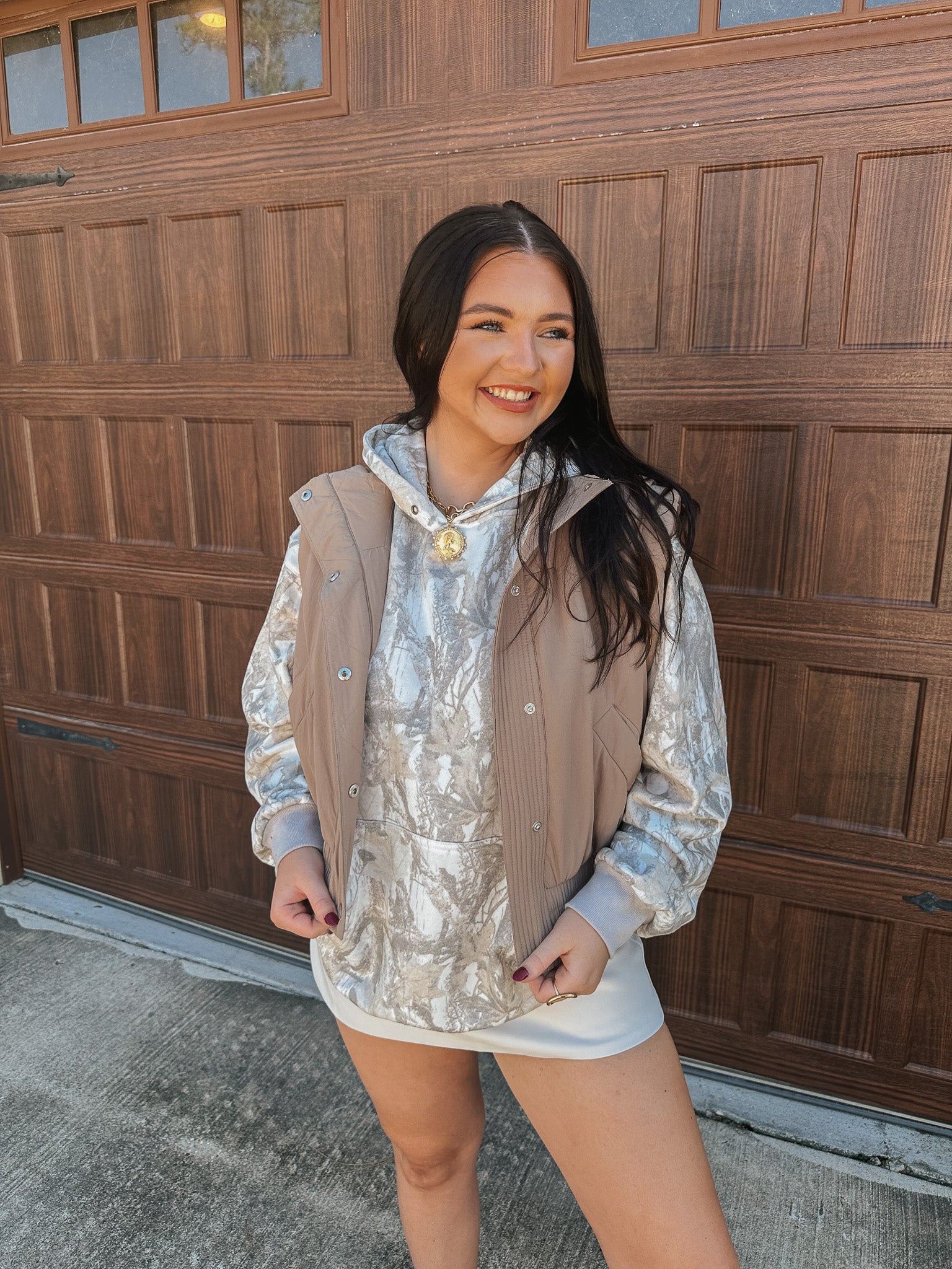 Camo Comfort Grey Hoodie