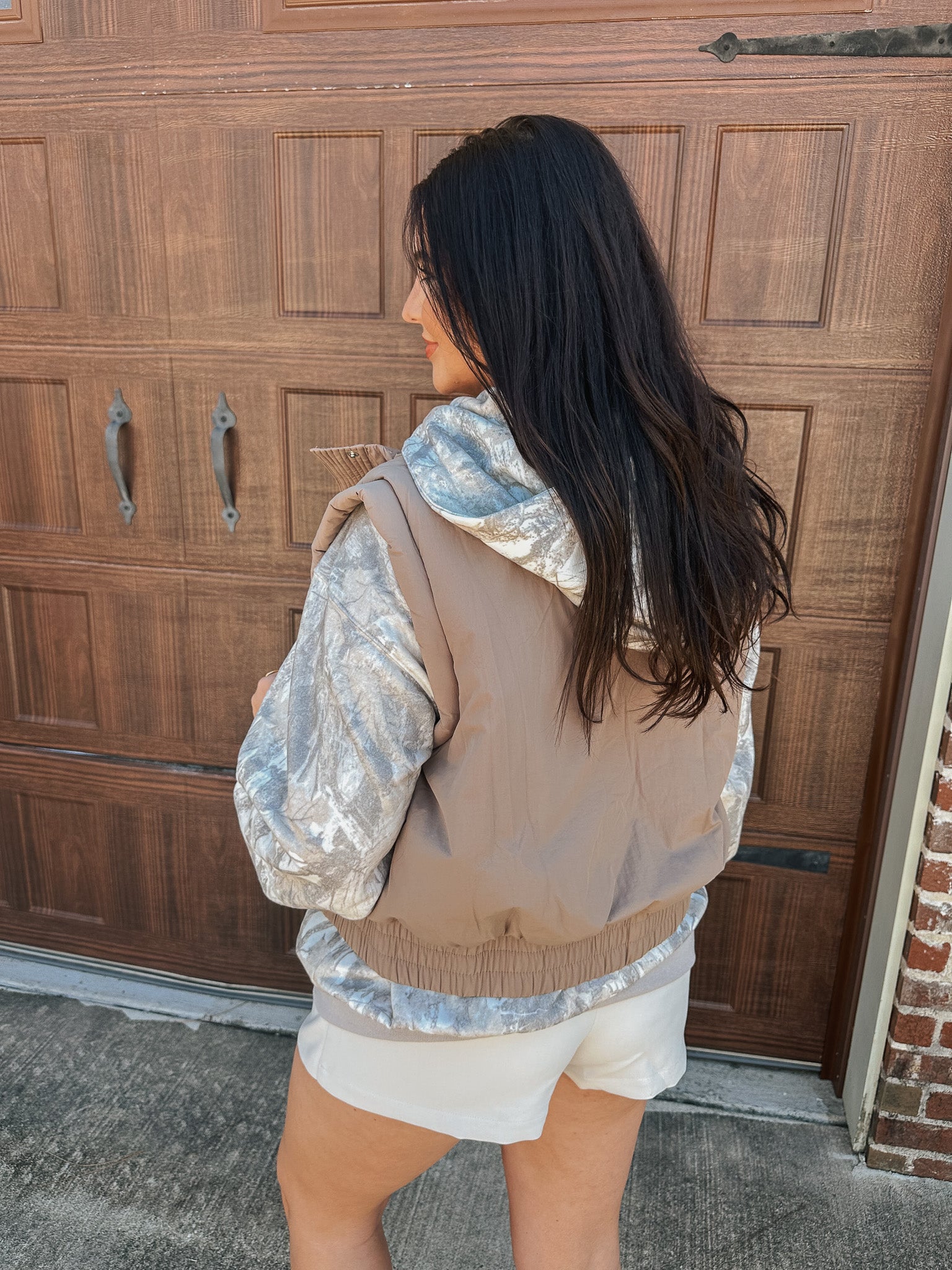 Mountain Top Morning Mocha Puffer Vest