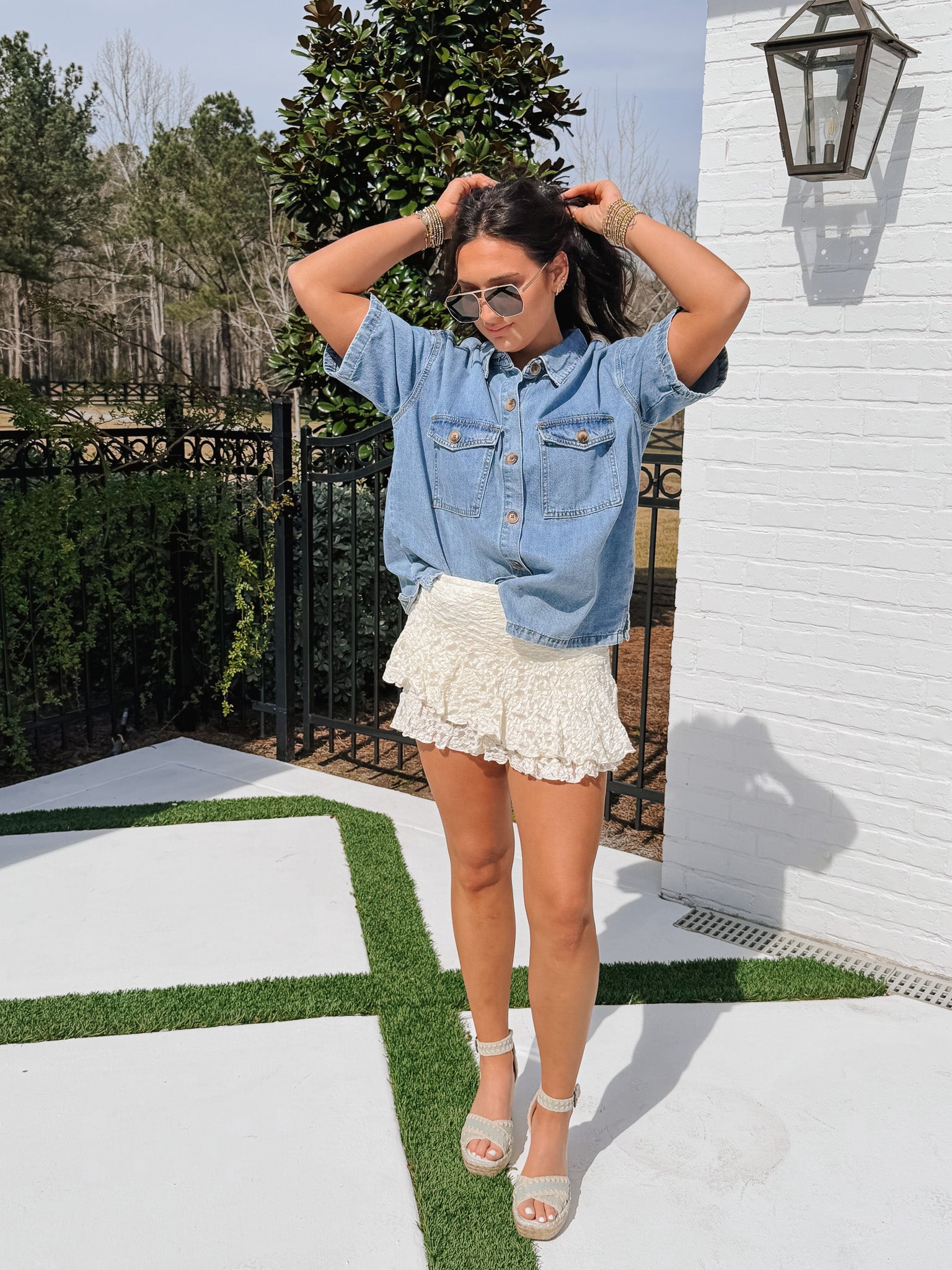 Darling Denim Button Up Shirt