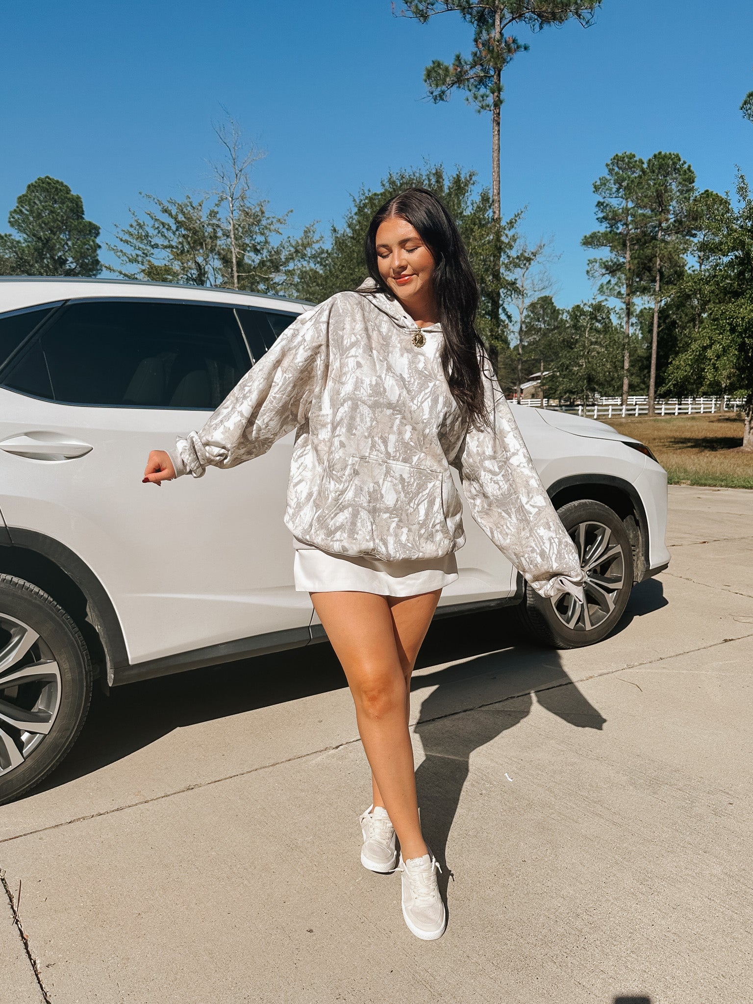 Camo Comfort Grey Hoodie