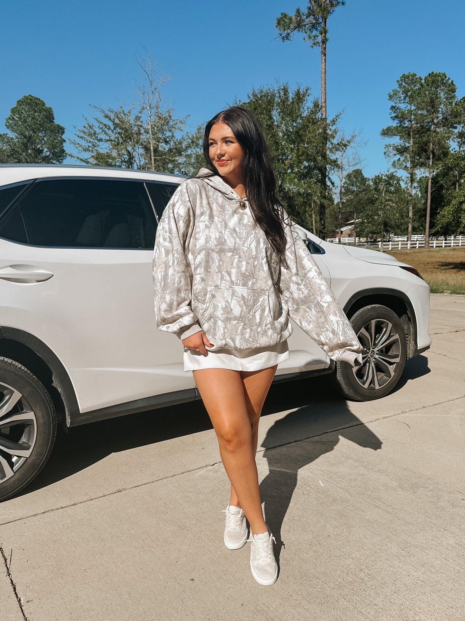 Camo Comfort Grey Hoodie