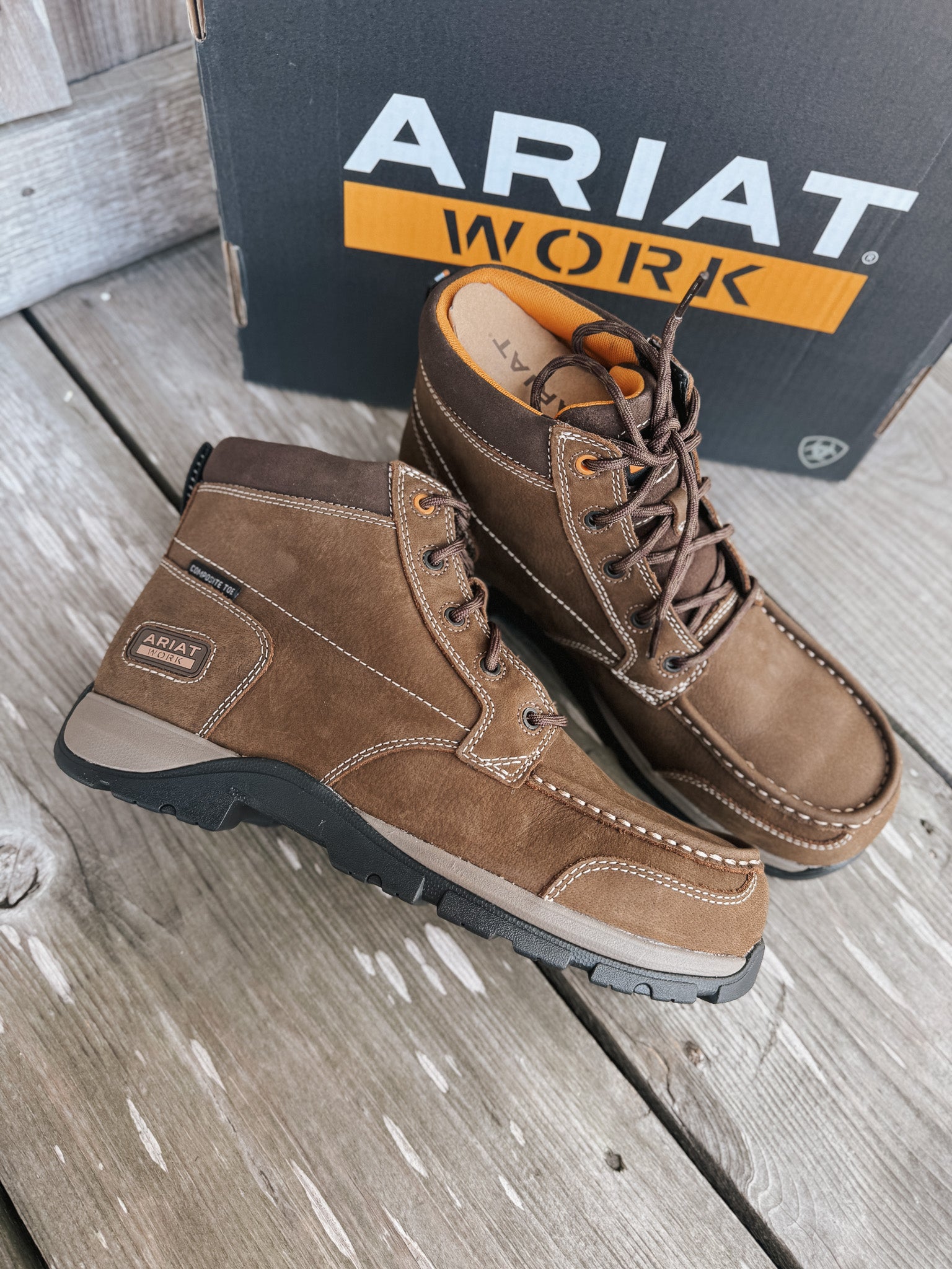 Men's Ariat Edge Chukka 6" Composite Toe Work Boot