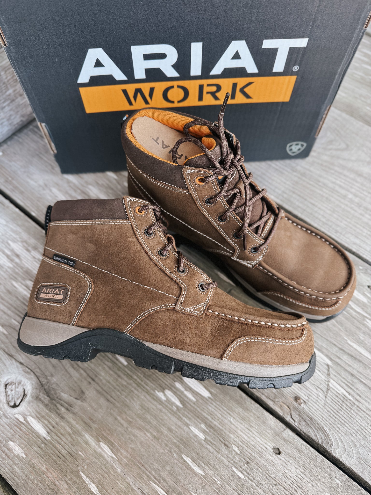 Men's Ariat Edge Chukka 6" Composite Toe Work Boot