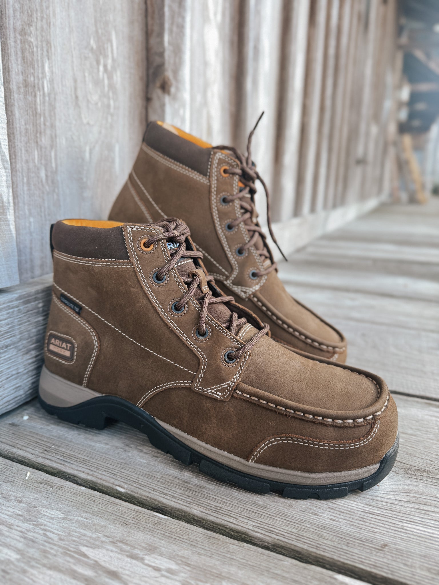 Men's Ariat Edge Chukka 6" Composite Toe Work Boot