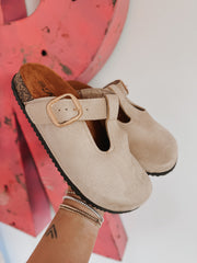 The Cork Clog in Sand