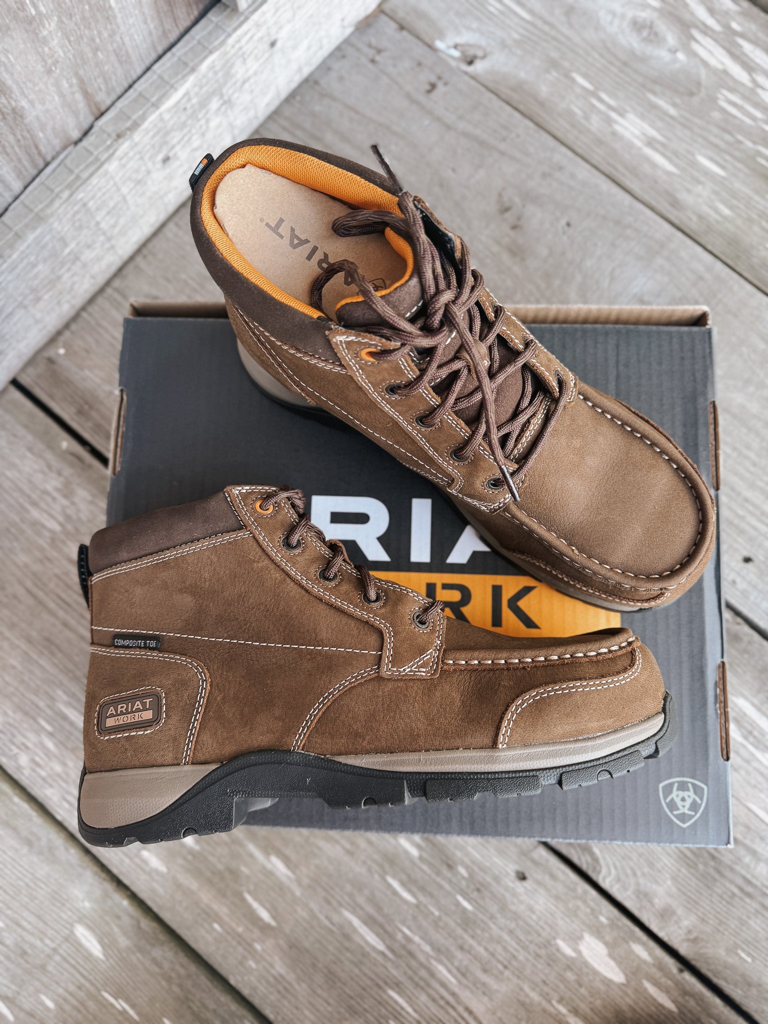 Men's Ariat Edge Chukka 6" Composite Toe Work Boot