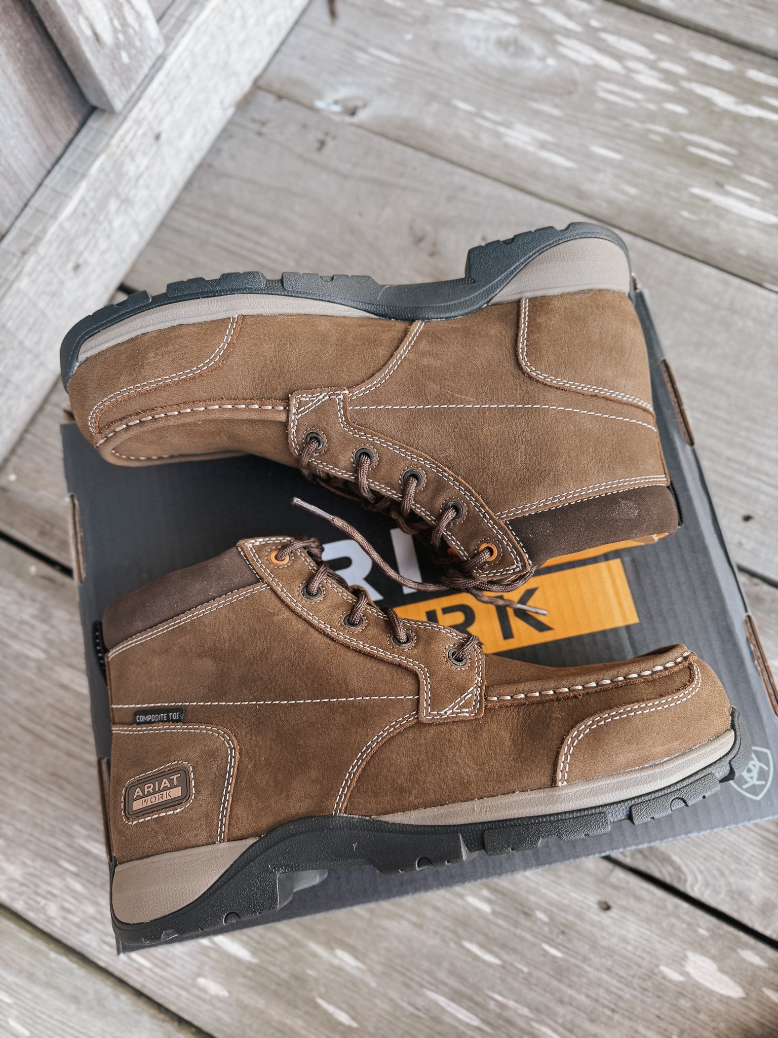 Men's Ariat Edge Chukka 6" Composite Toe Work Boot