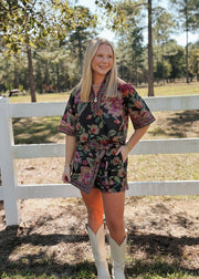 Midnight Bloom Top